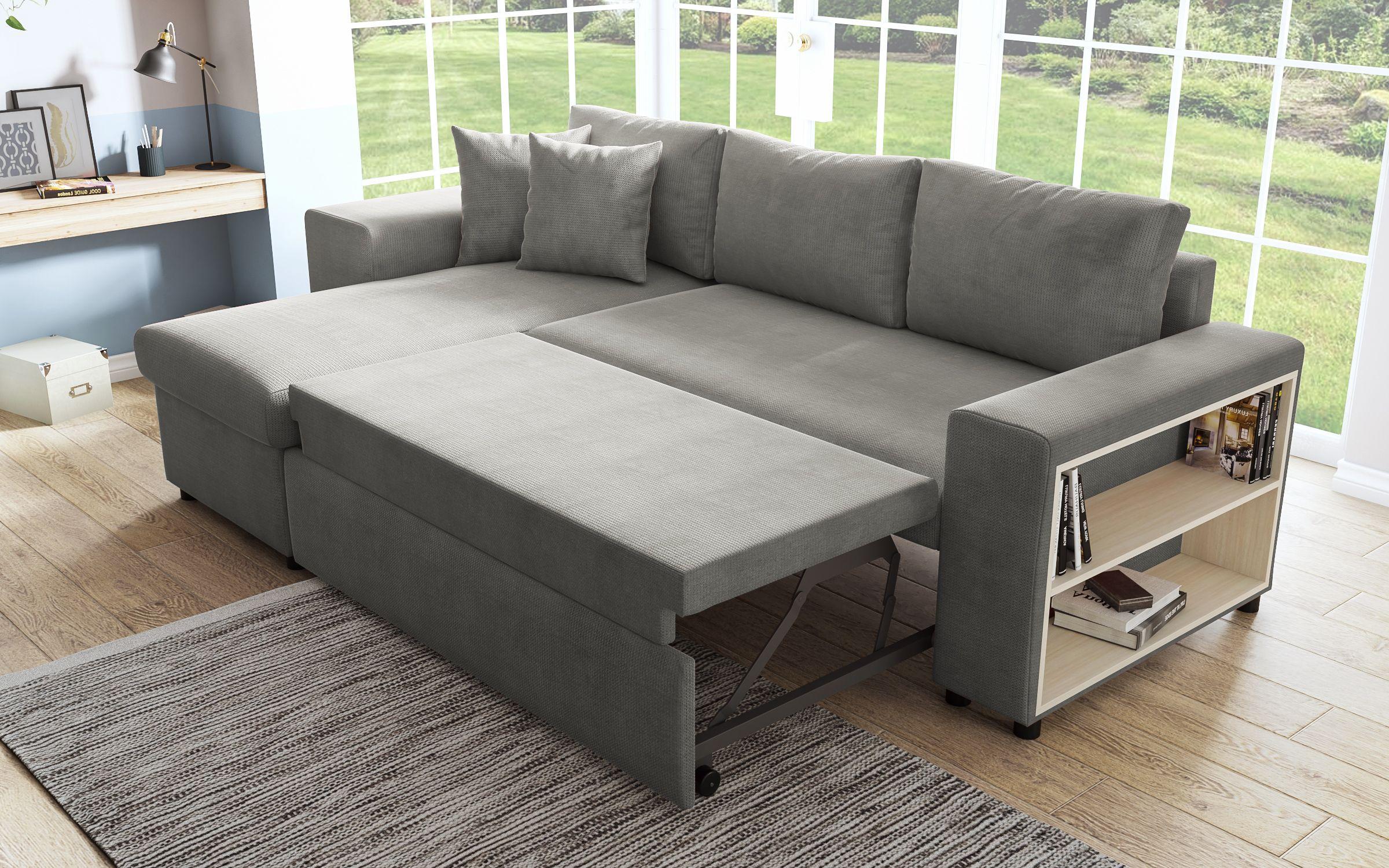 Coltar extensibil Arden + 2 taburete, gri  9