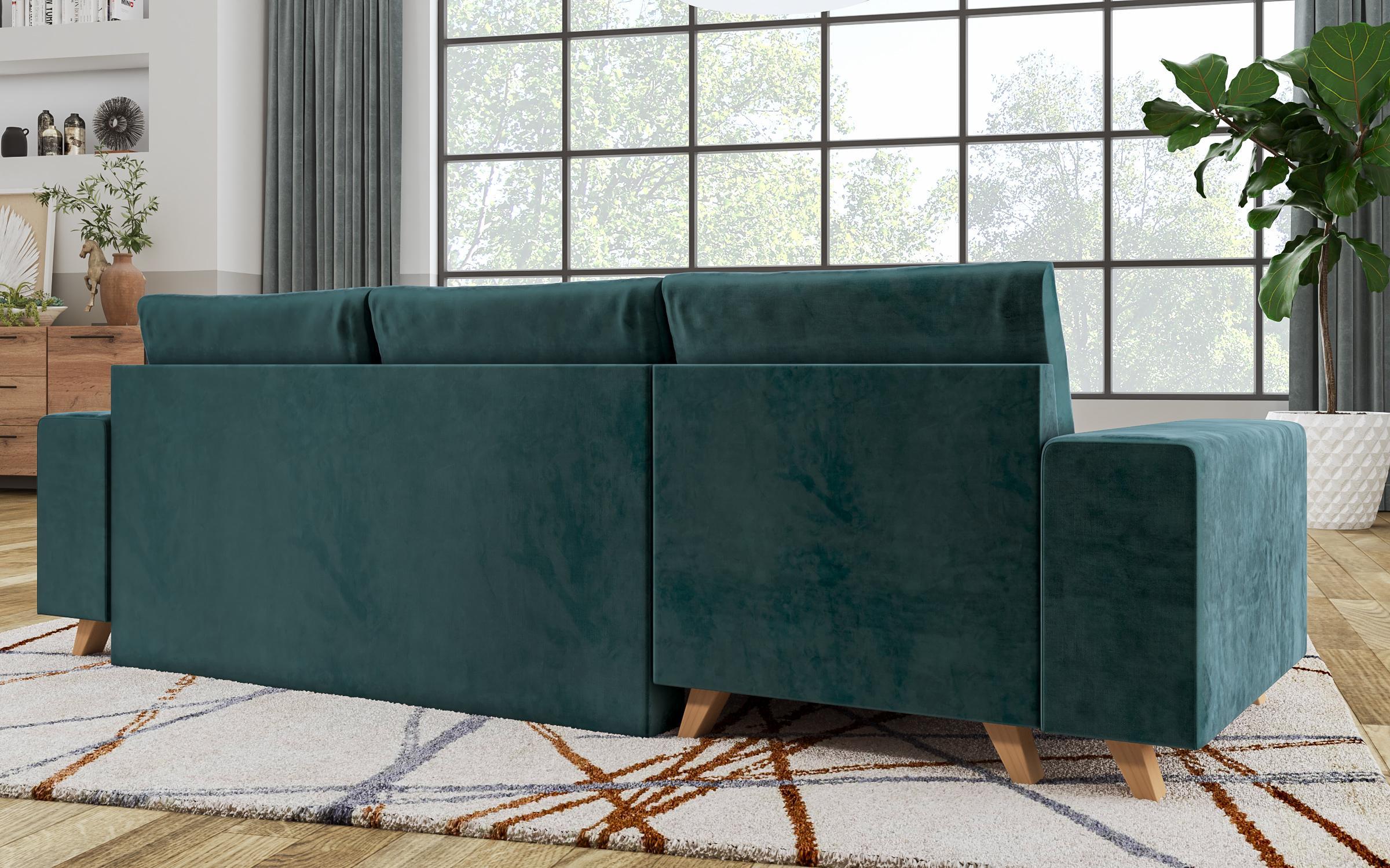 Coltar extensibil Boho, verde Inchis  12