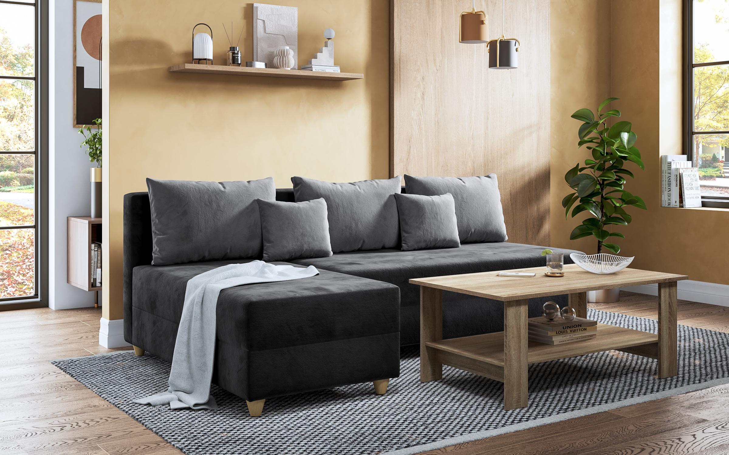 Coltar extensibil Dafini, grafit + gri  3