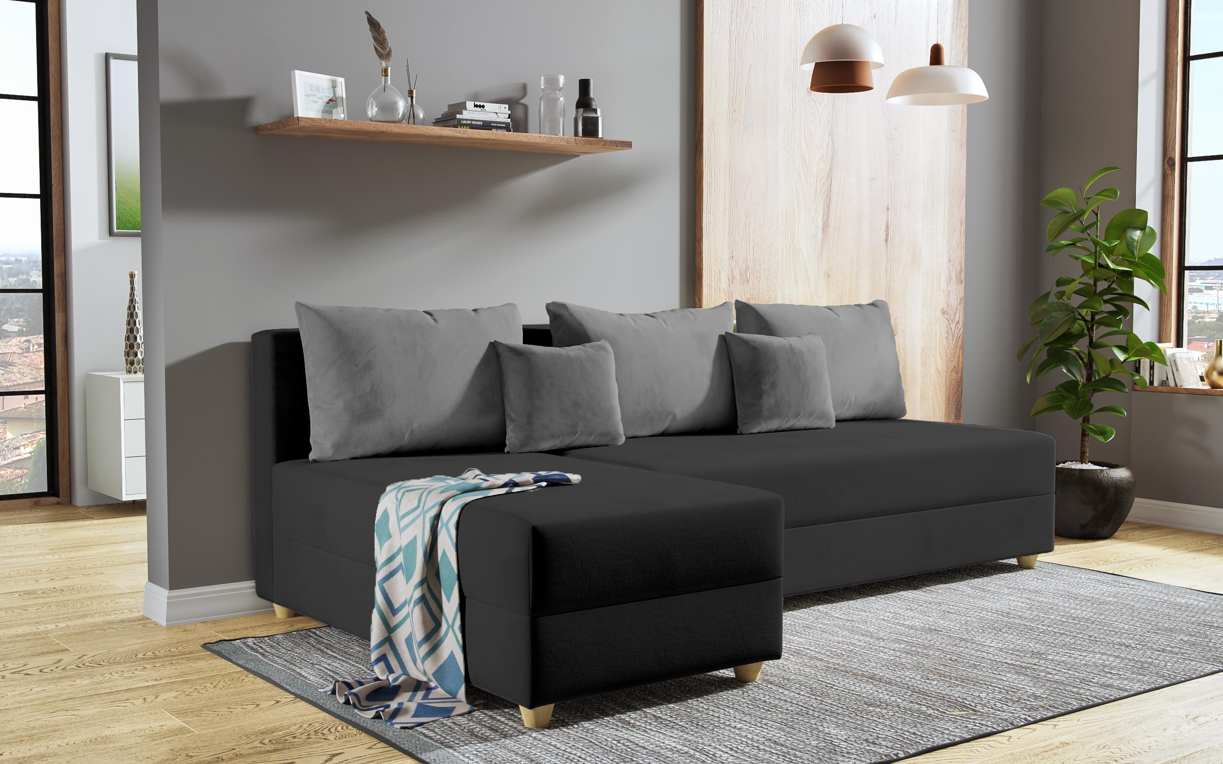 Coltar extensibil Dafini, grafit + gri  4