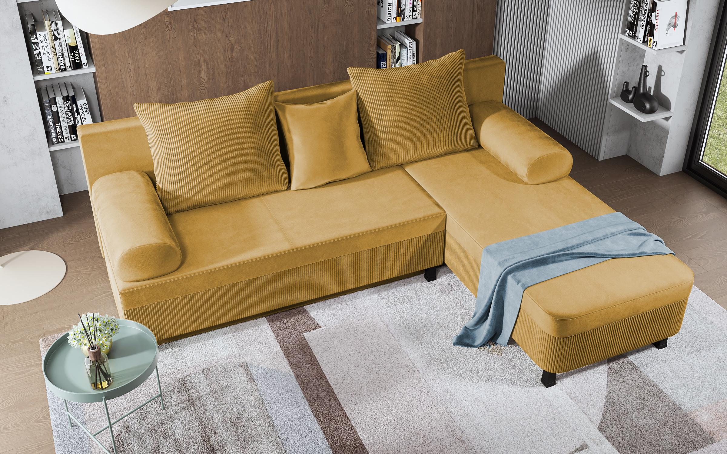 Coltar extensibil Delano, mustar  4