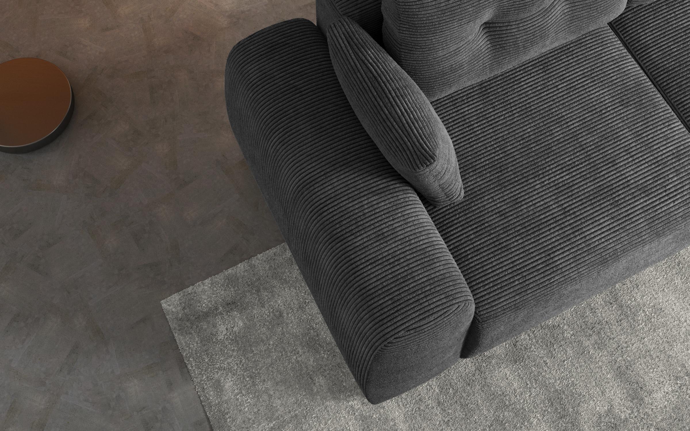 Coltar extensibil Apolo, gri inchis  10