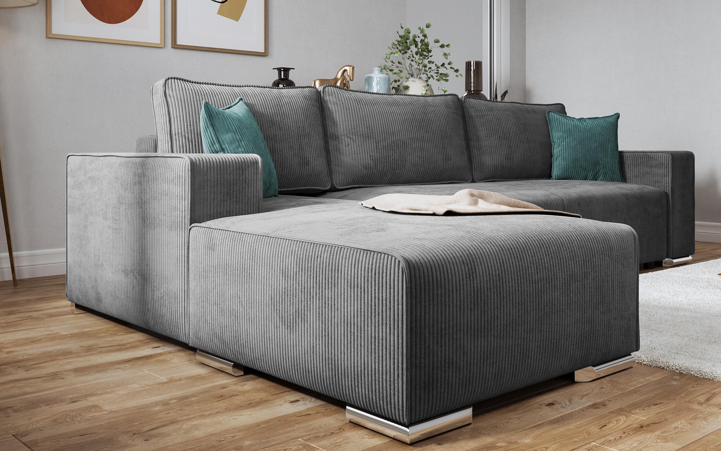 Coltar extensibil Felion, gri + menta  4