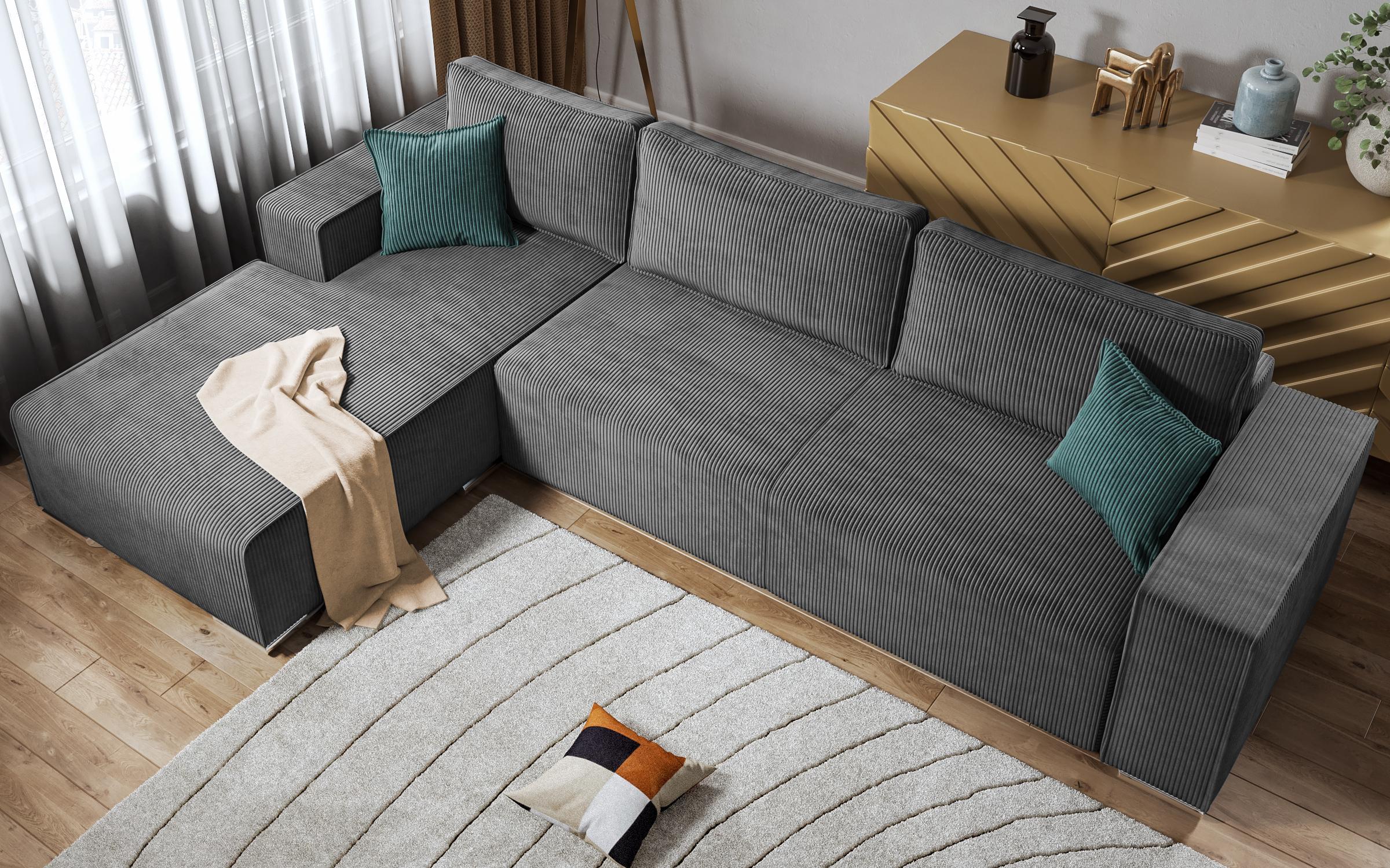 Coltar extensibil Felion, gri + menta  6
