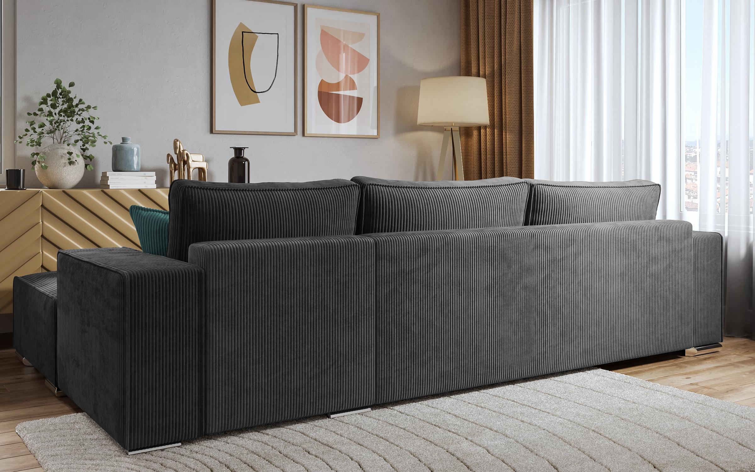 Coltar pentru living Felion, gri + menta  7