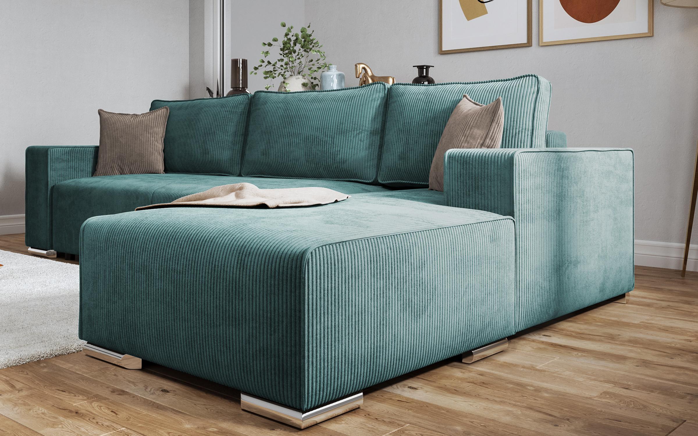 Coltar pentru living Felion, menta + bej  4