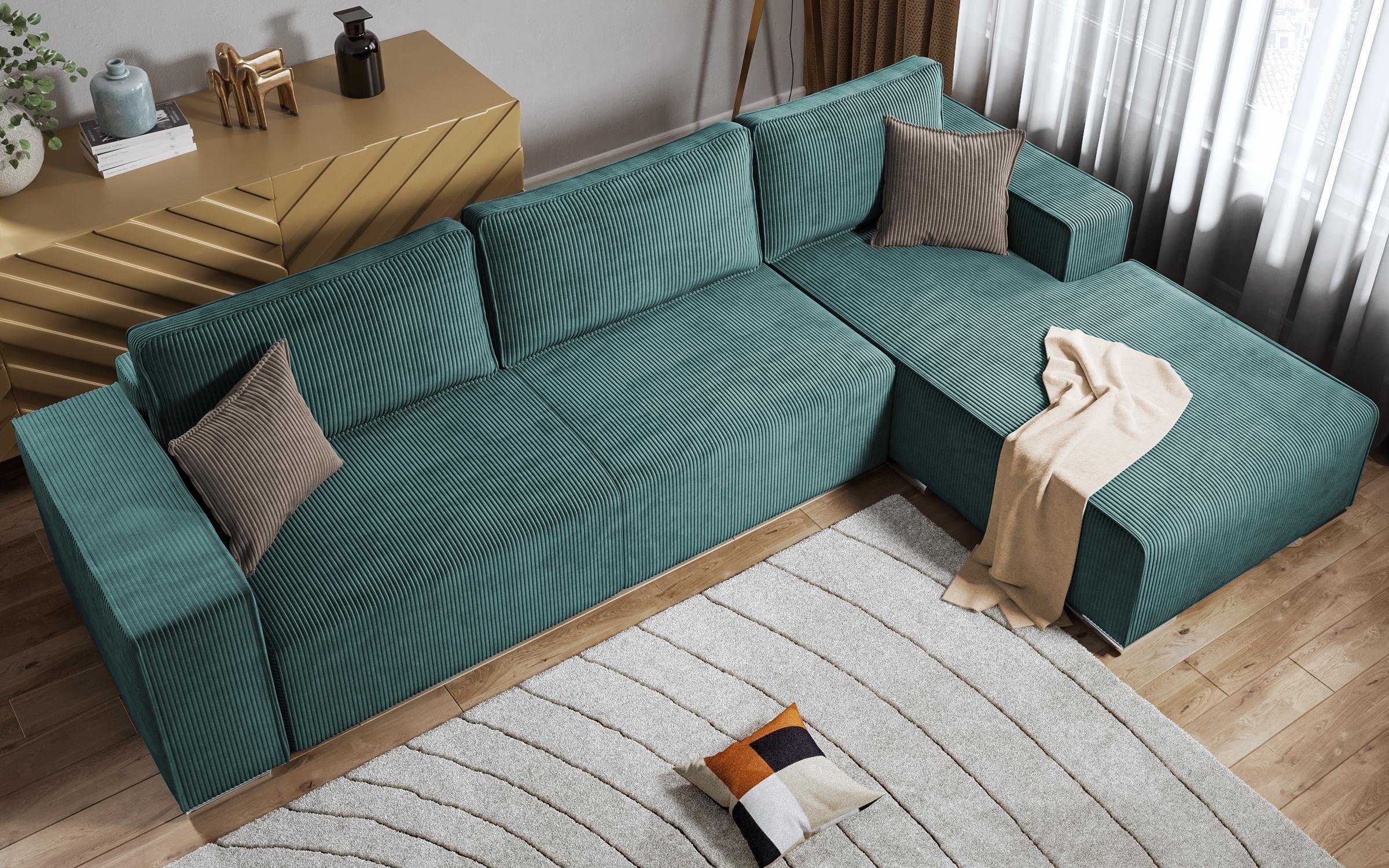 Coltar pentru living Felion, menta + bej  6