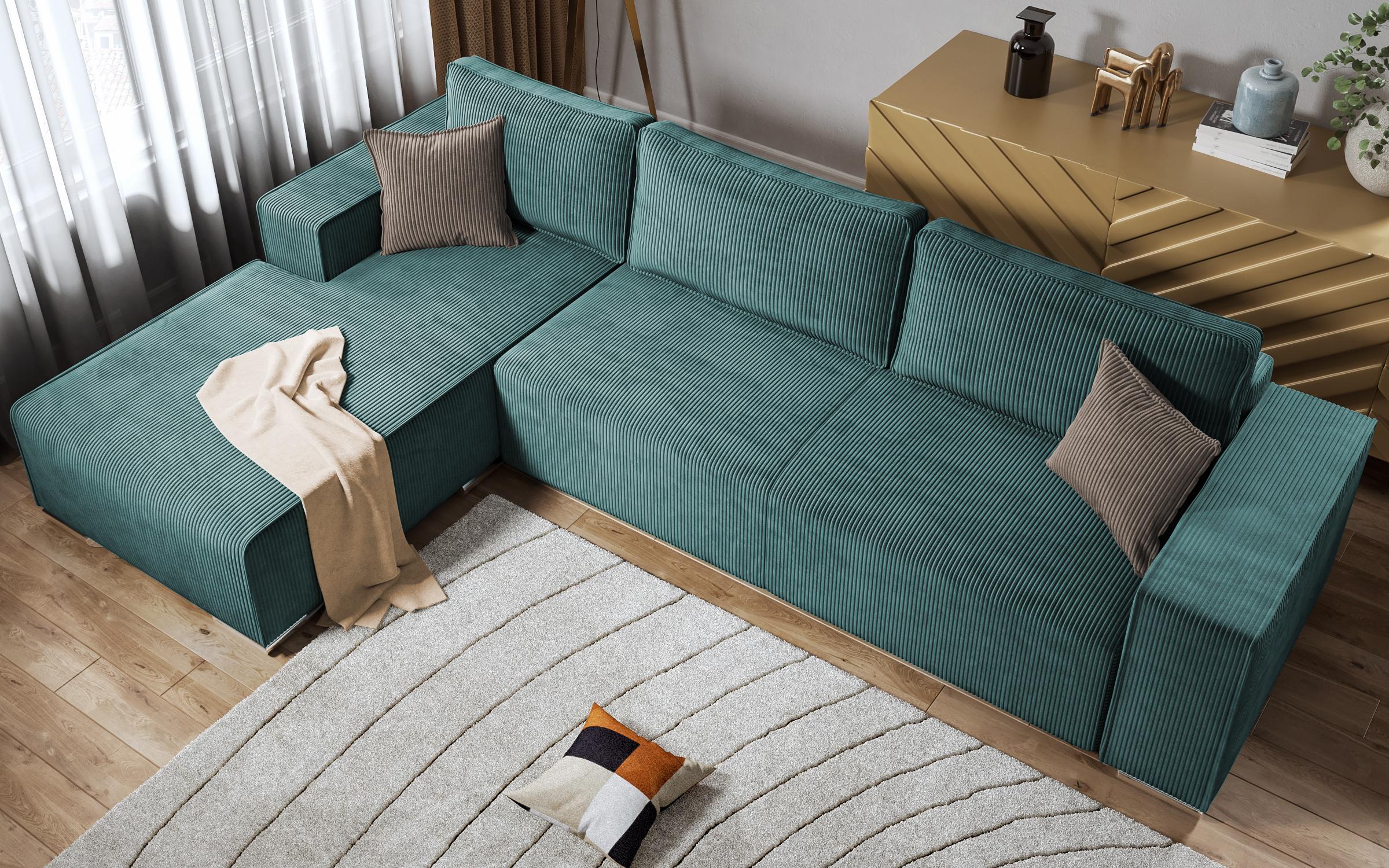 Coltar extensibil Felion, menta + bej  6