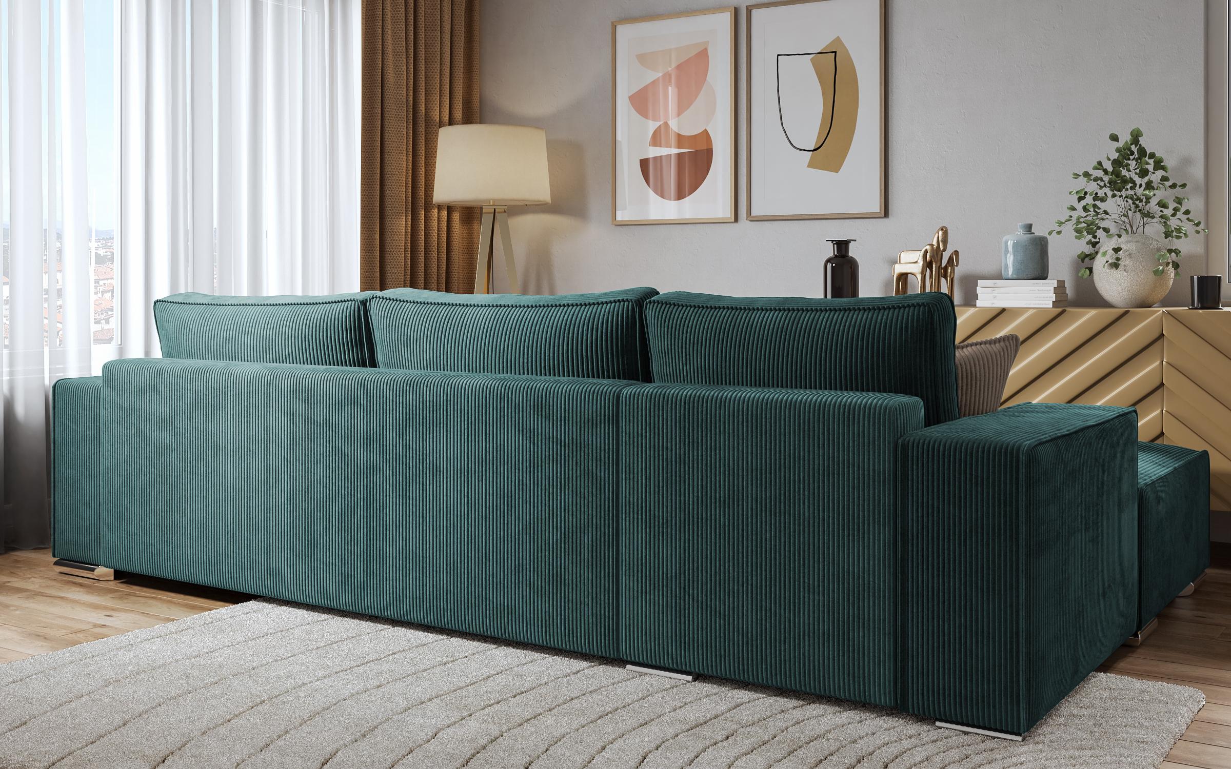 Coltar extensibil Felion, menta + bej  7