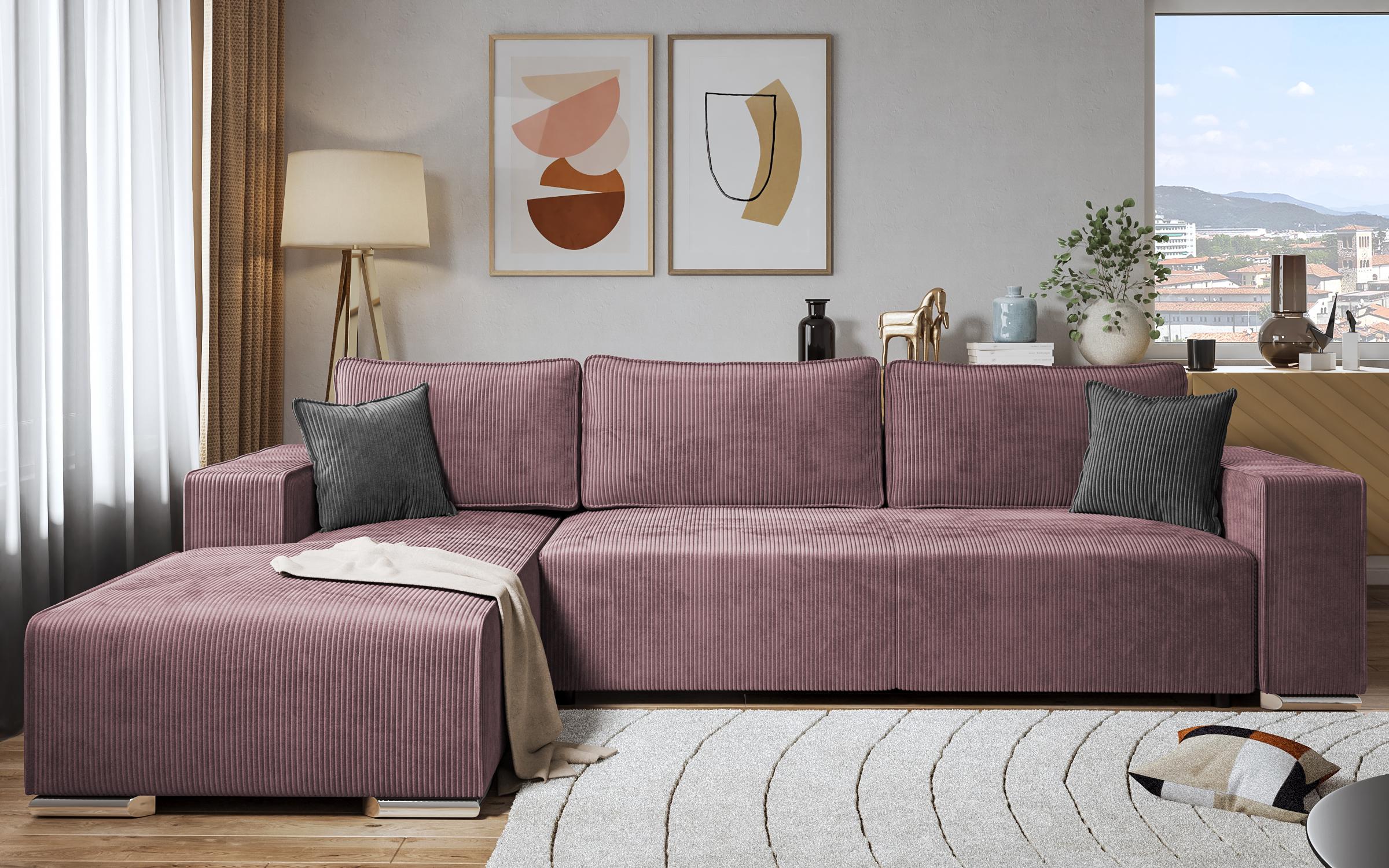 Coltar extensibil Felion, roz + gri  1