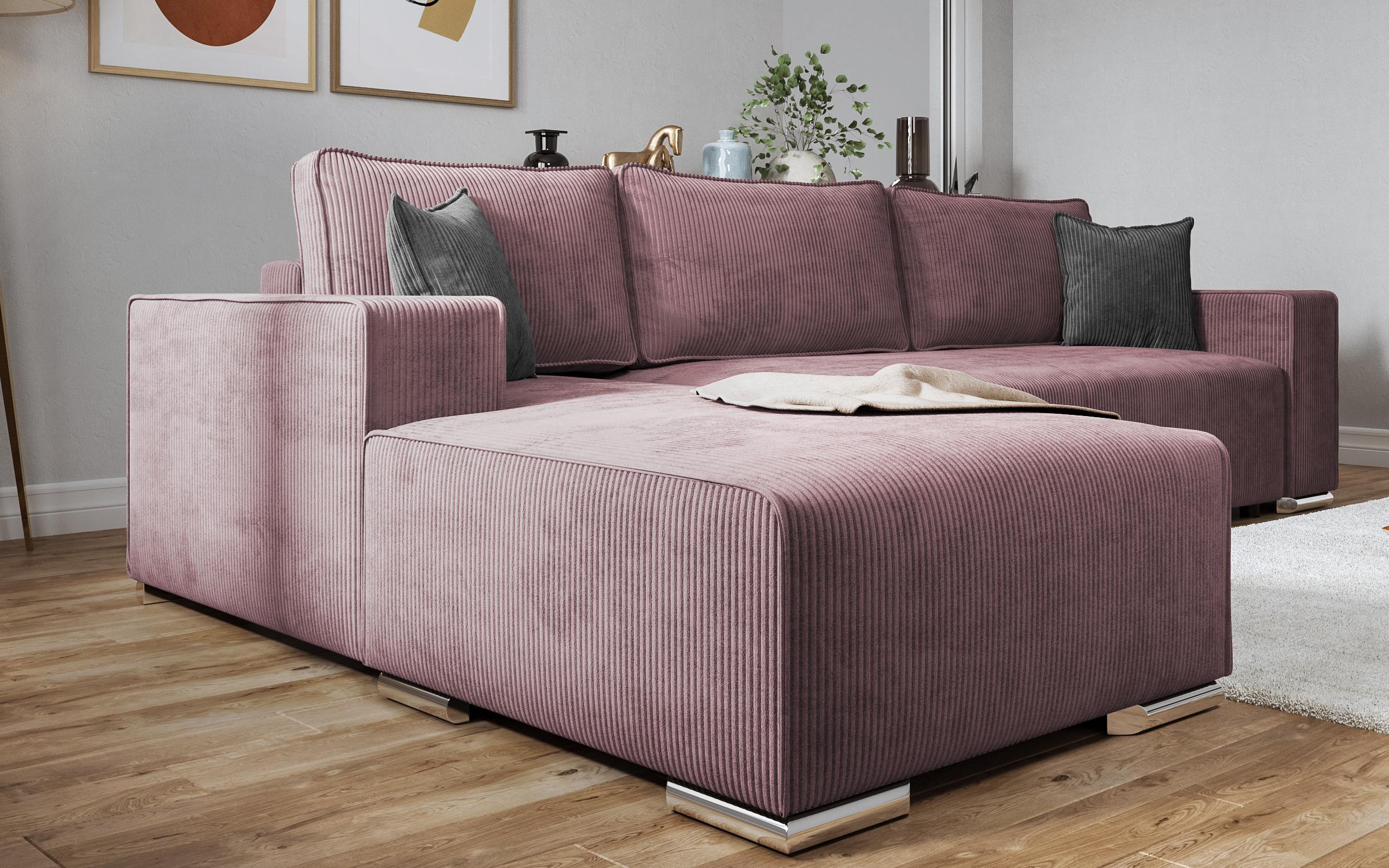 Coltar extensibil Felion, roz + gri  4