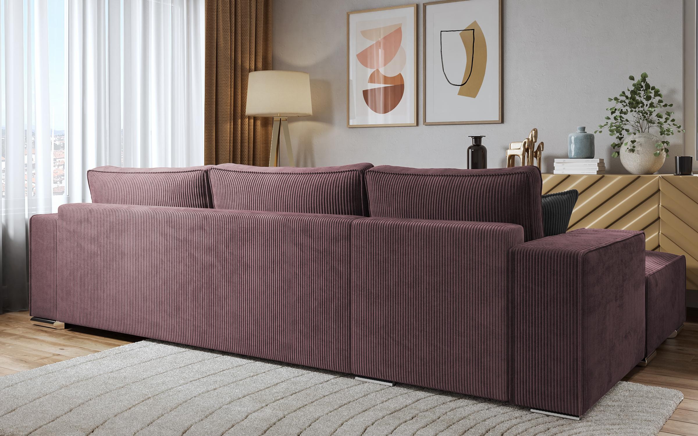 Coltar extensibil Felion, roz + gri  7
