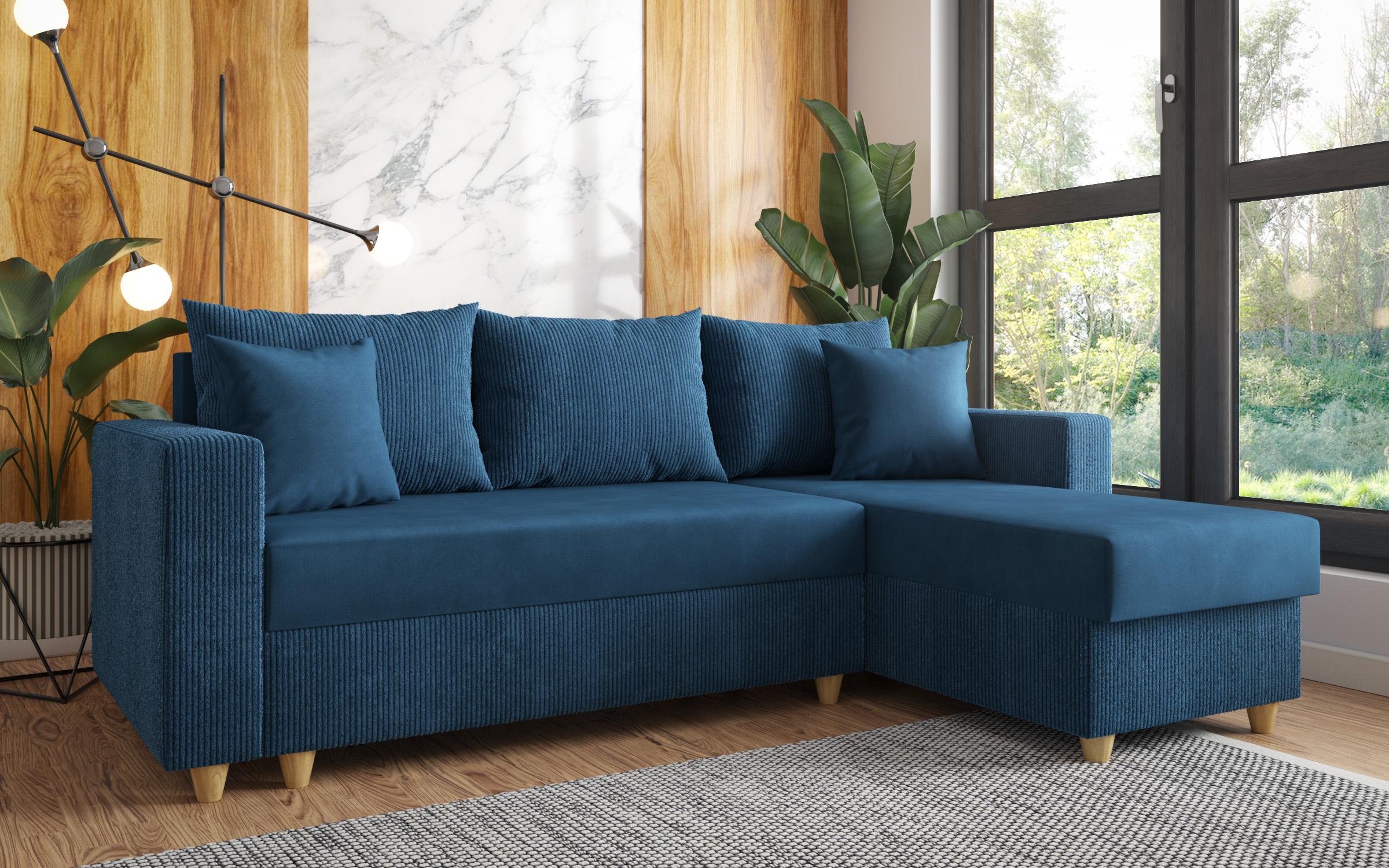 Coltar extensibil Finix, albastru  3