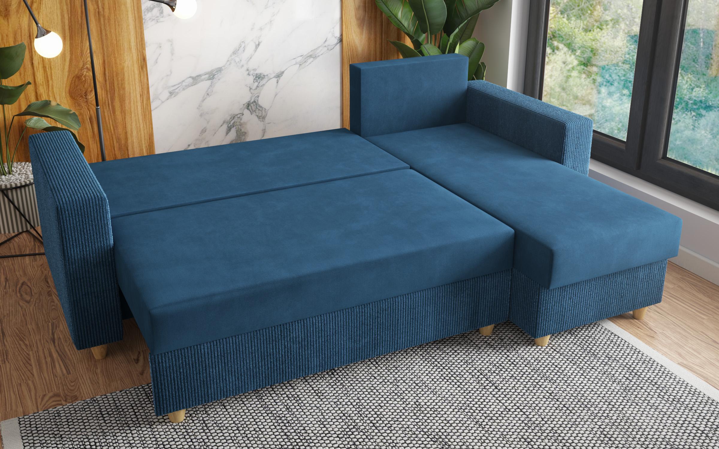 Coltar extensibil Finix, albastru  4