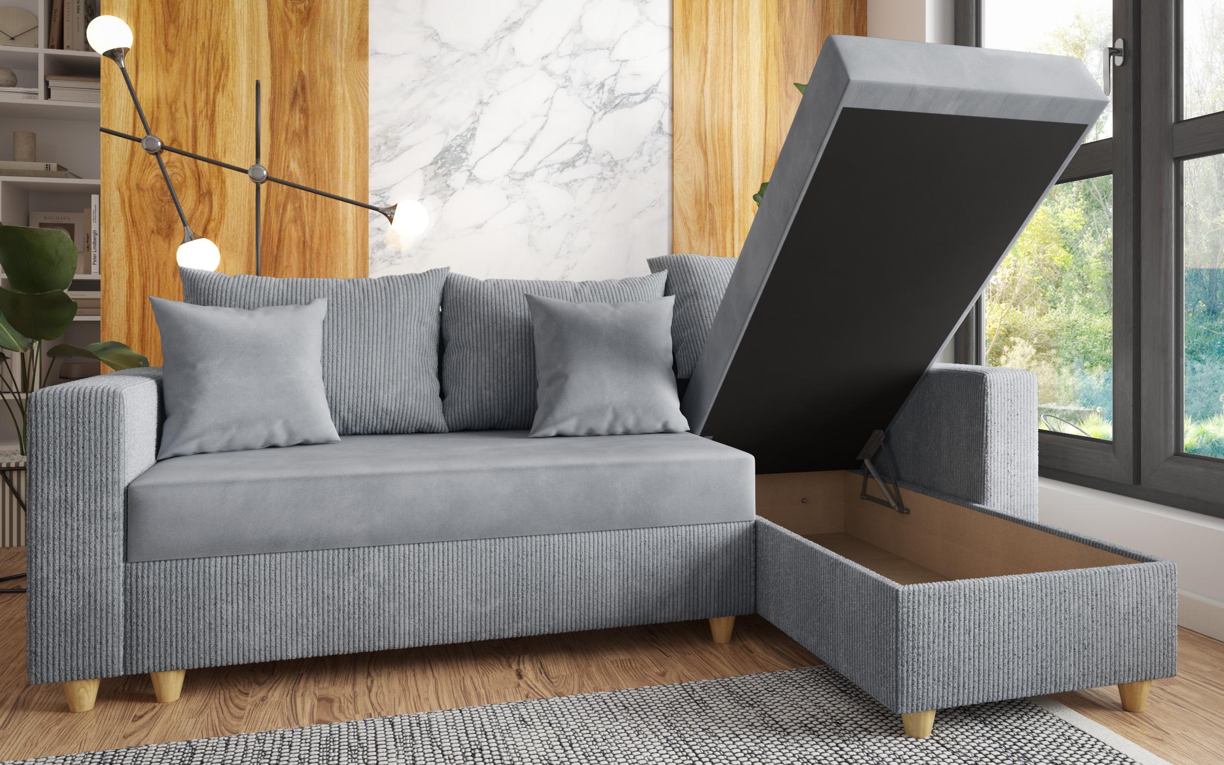 Coltar extensibil Finix, gri deschis  5