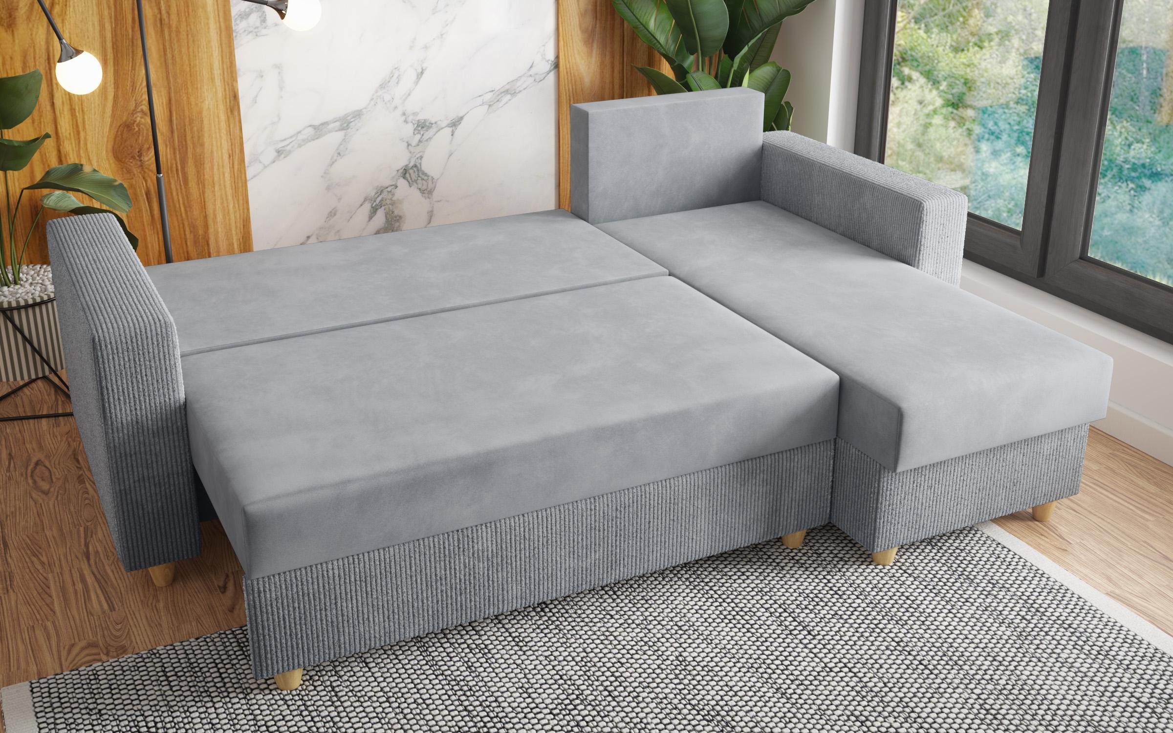 Coltar extensibil Finix, gri deschis  4