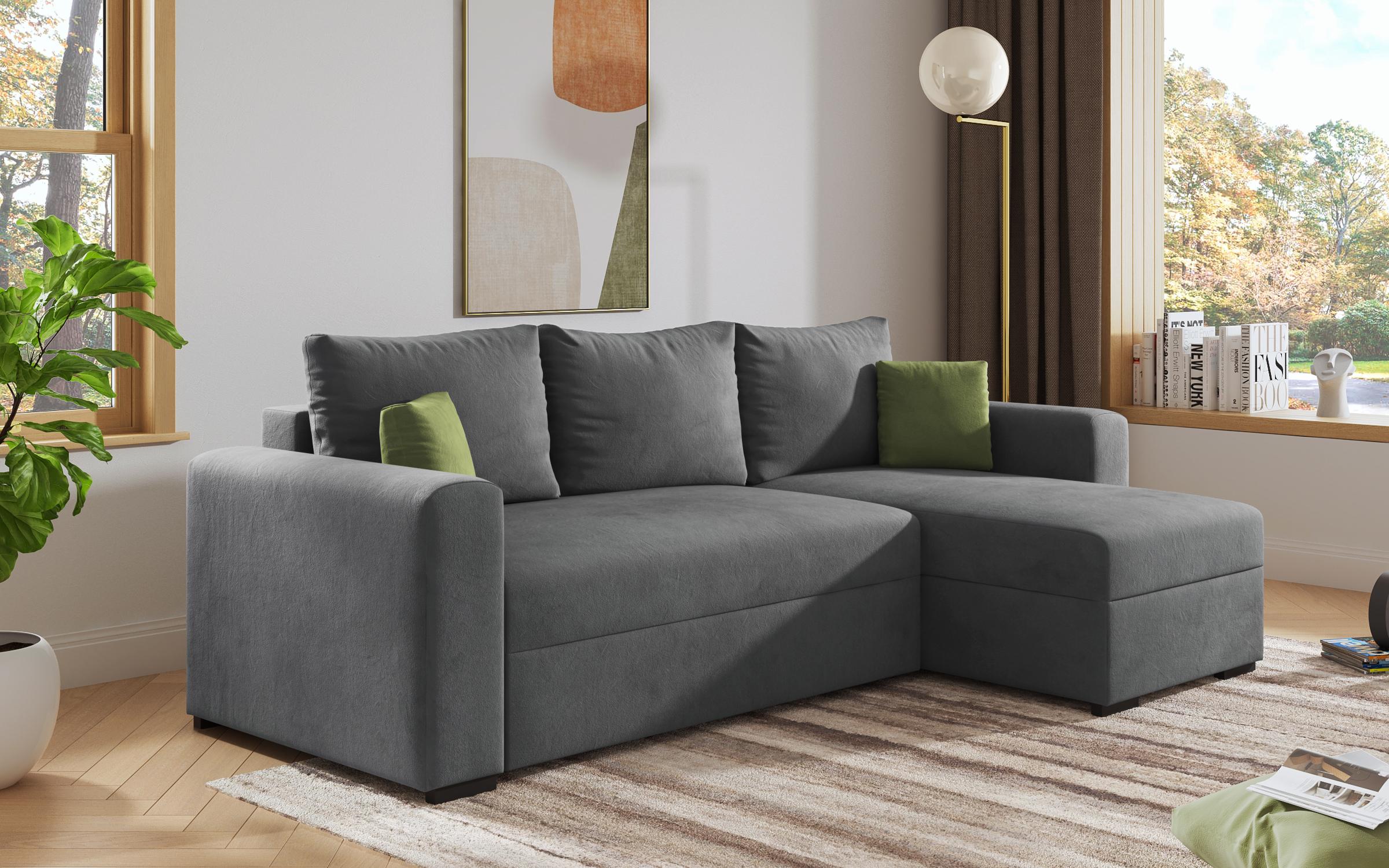 Coltar extensibil Karino, gri + verde  3