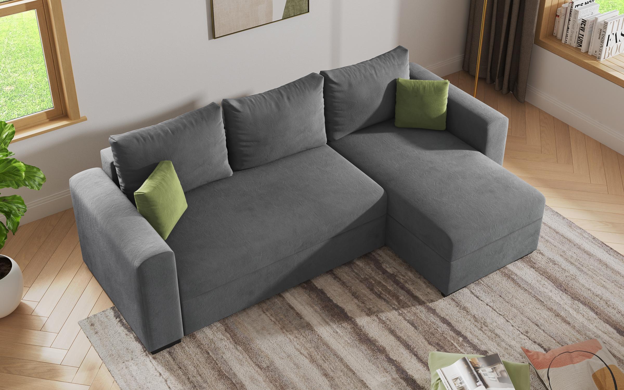 Coltar extensibil Karino, gri + verde  5