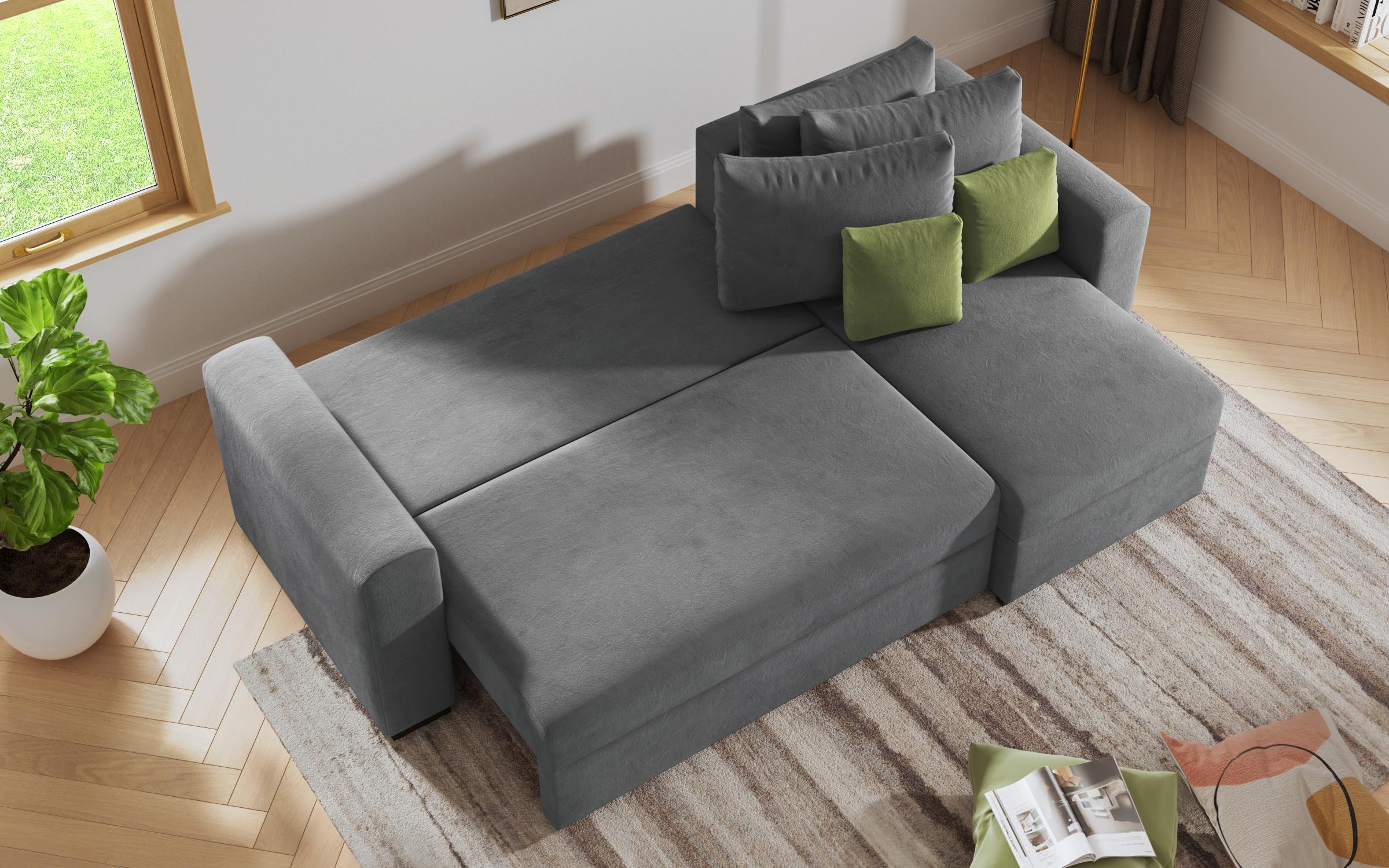 Coltar extensibil Karino, gri + verde  7