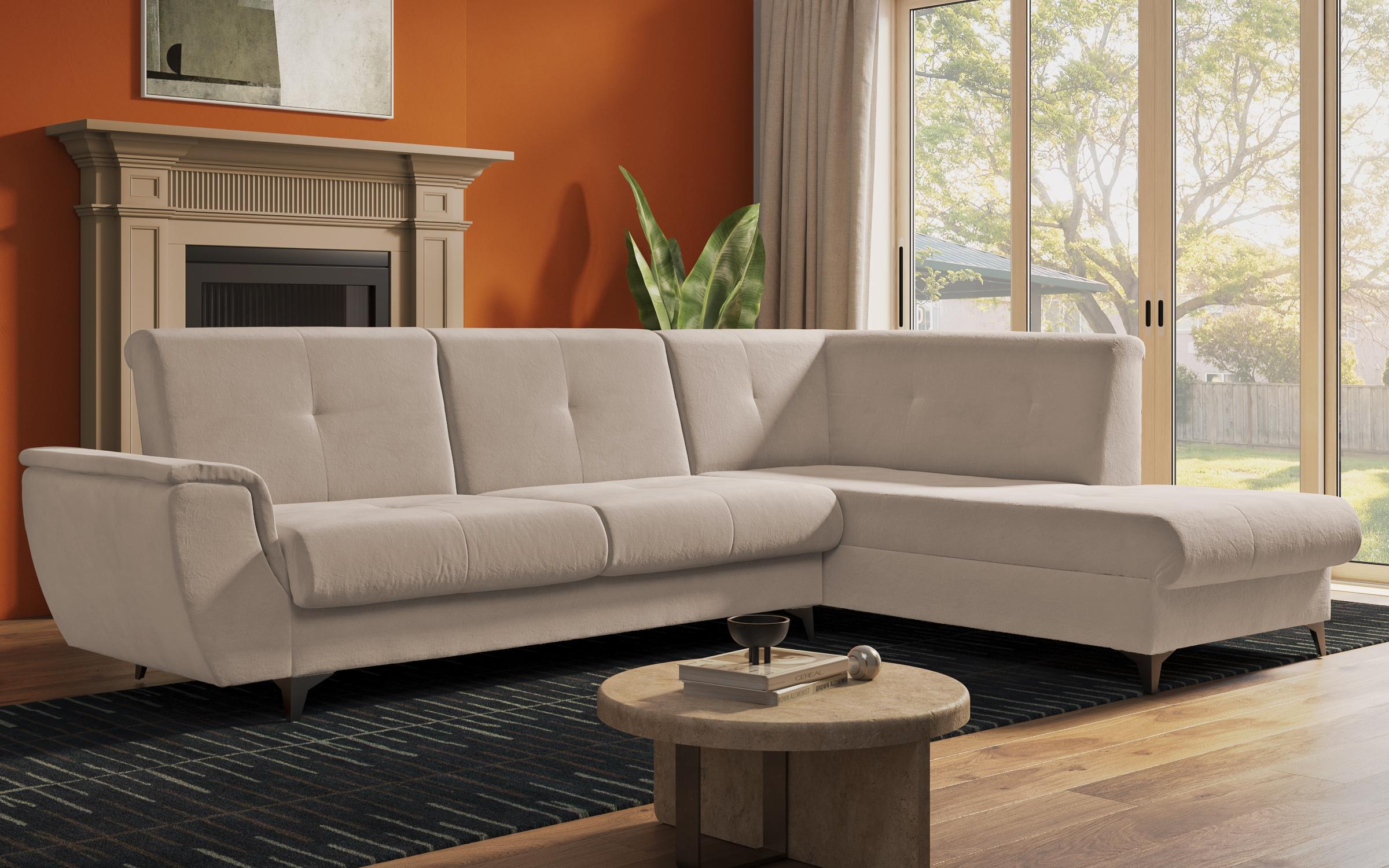 Coltar extensibil Carmel, bej deschis  3