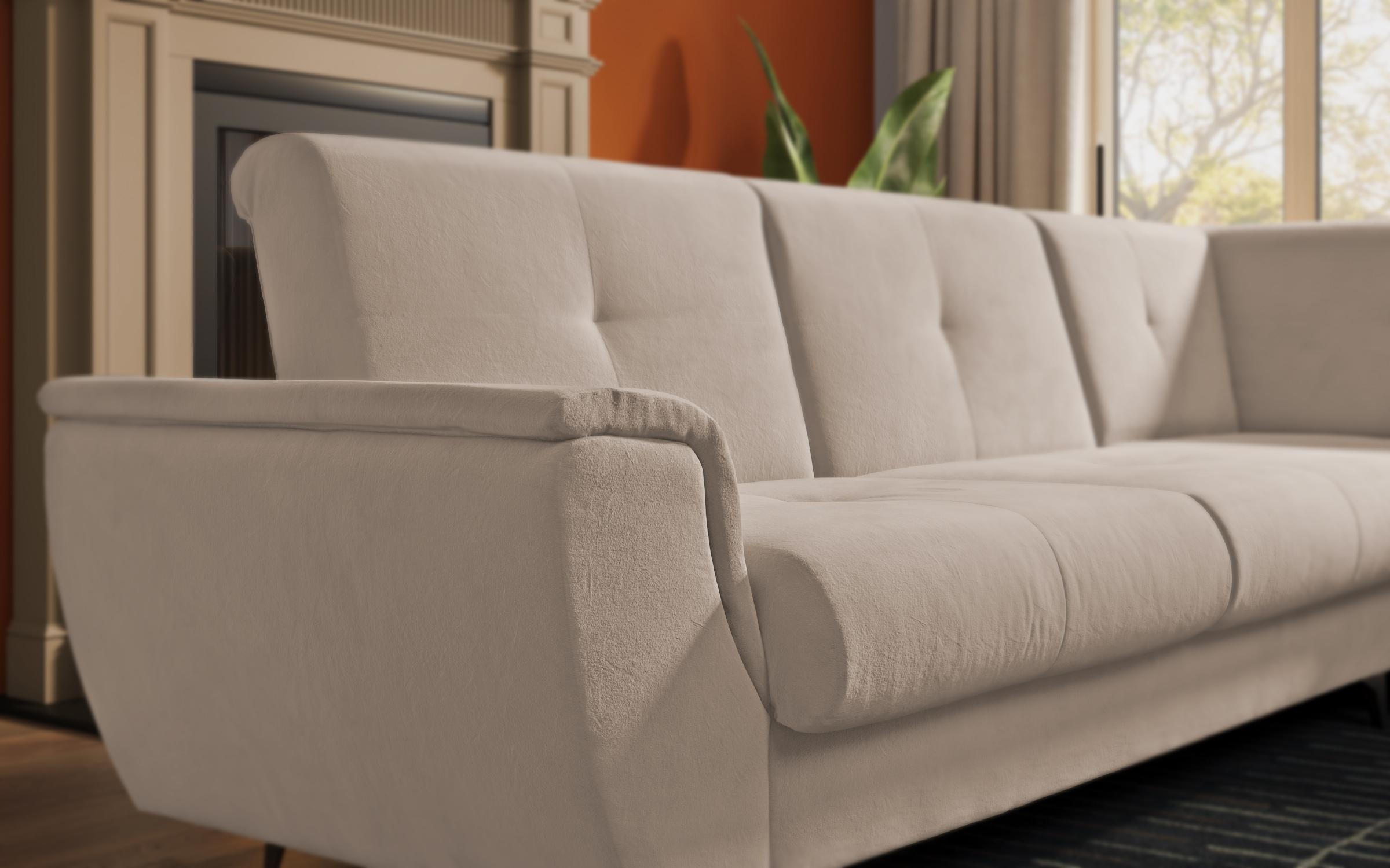 Coltar extensibil Carmel, bej deschis  9