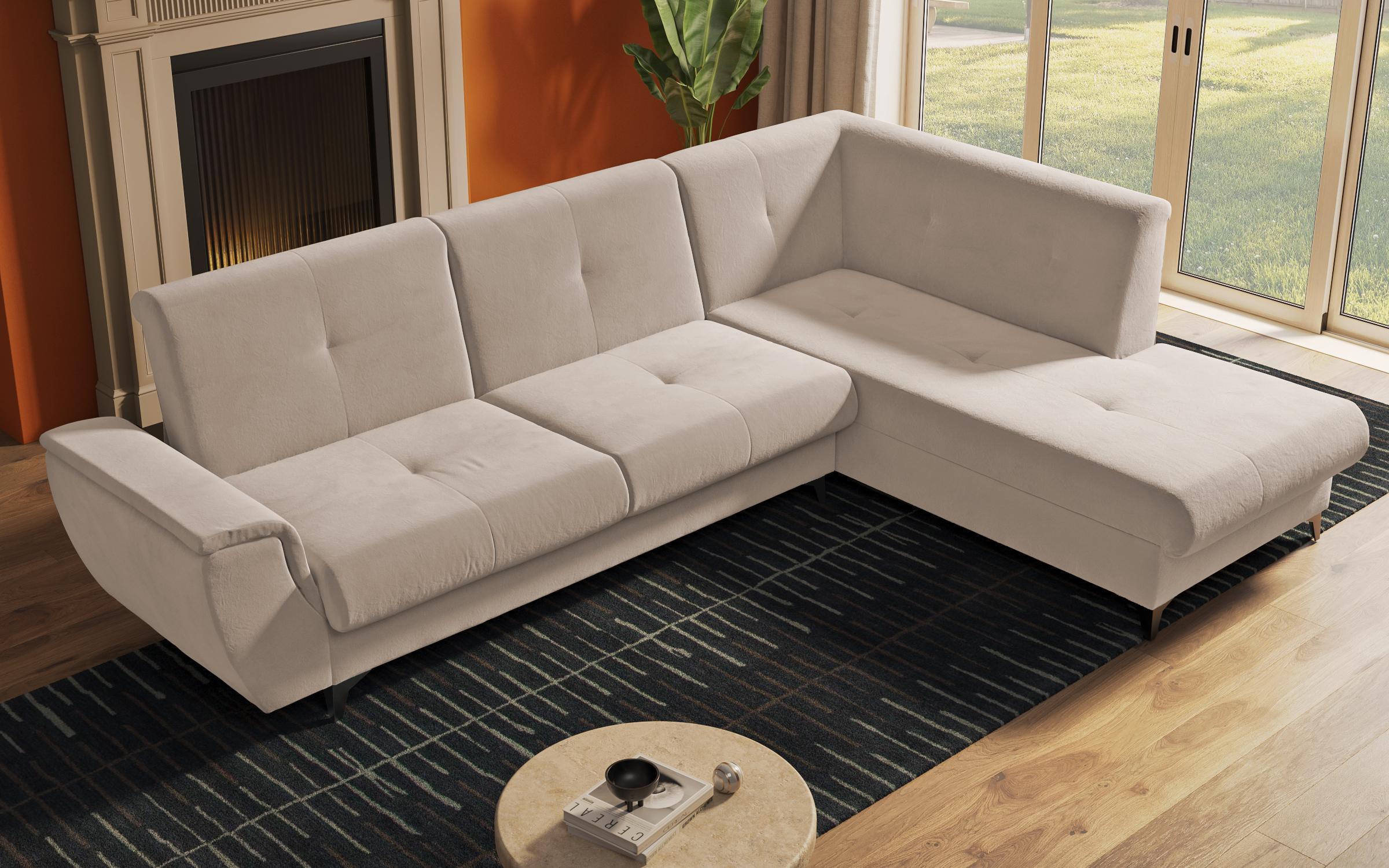 Coltar extensibil Carmel, bej deschis  4