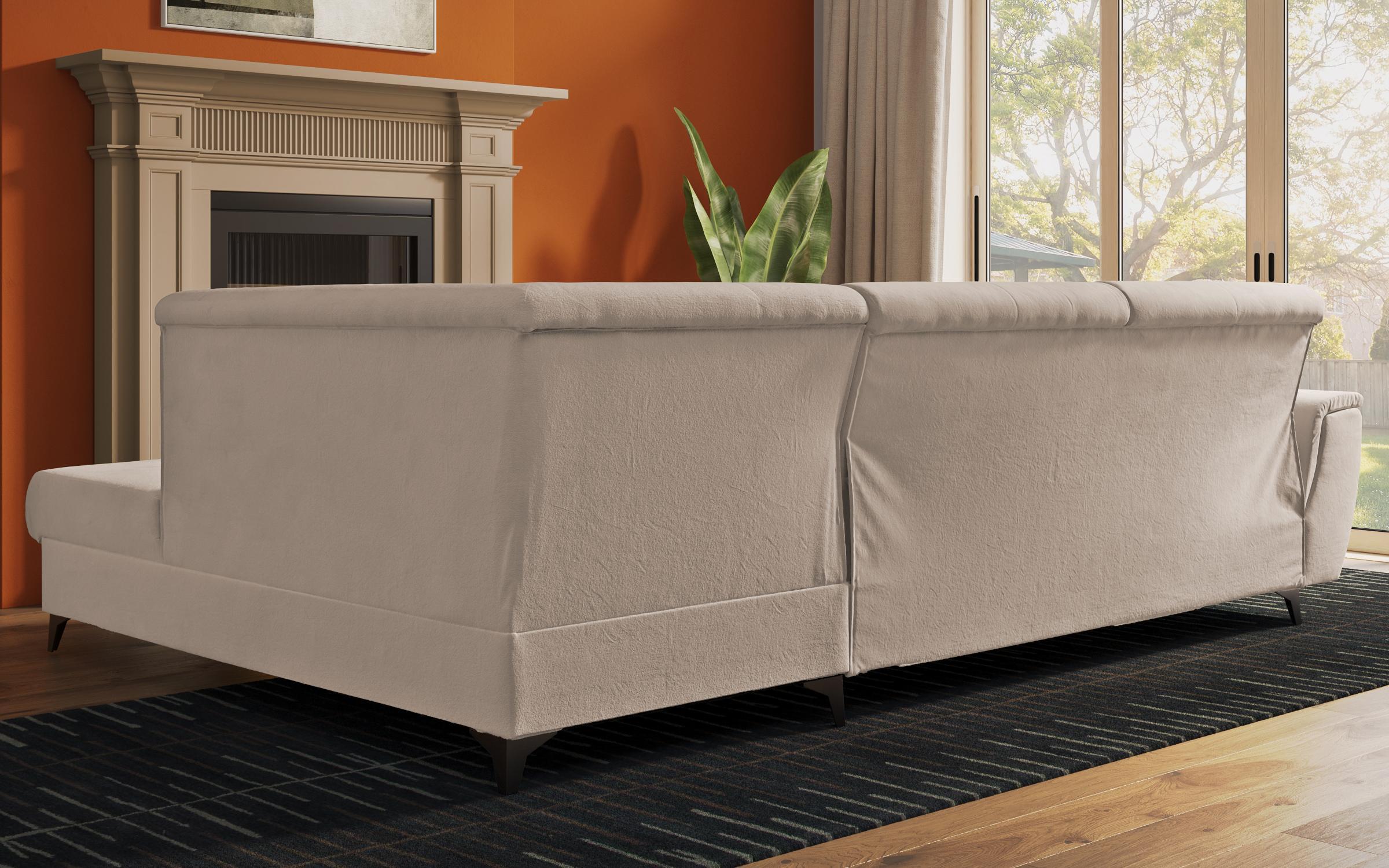 Coltar extensibil Carmel, bej deschis  7