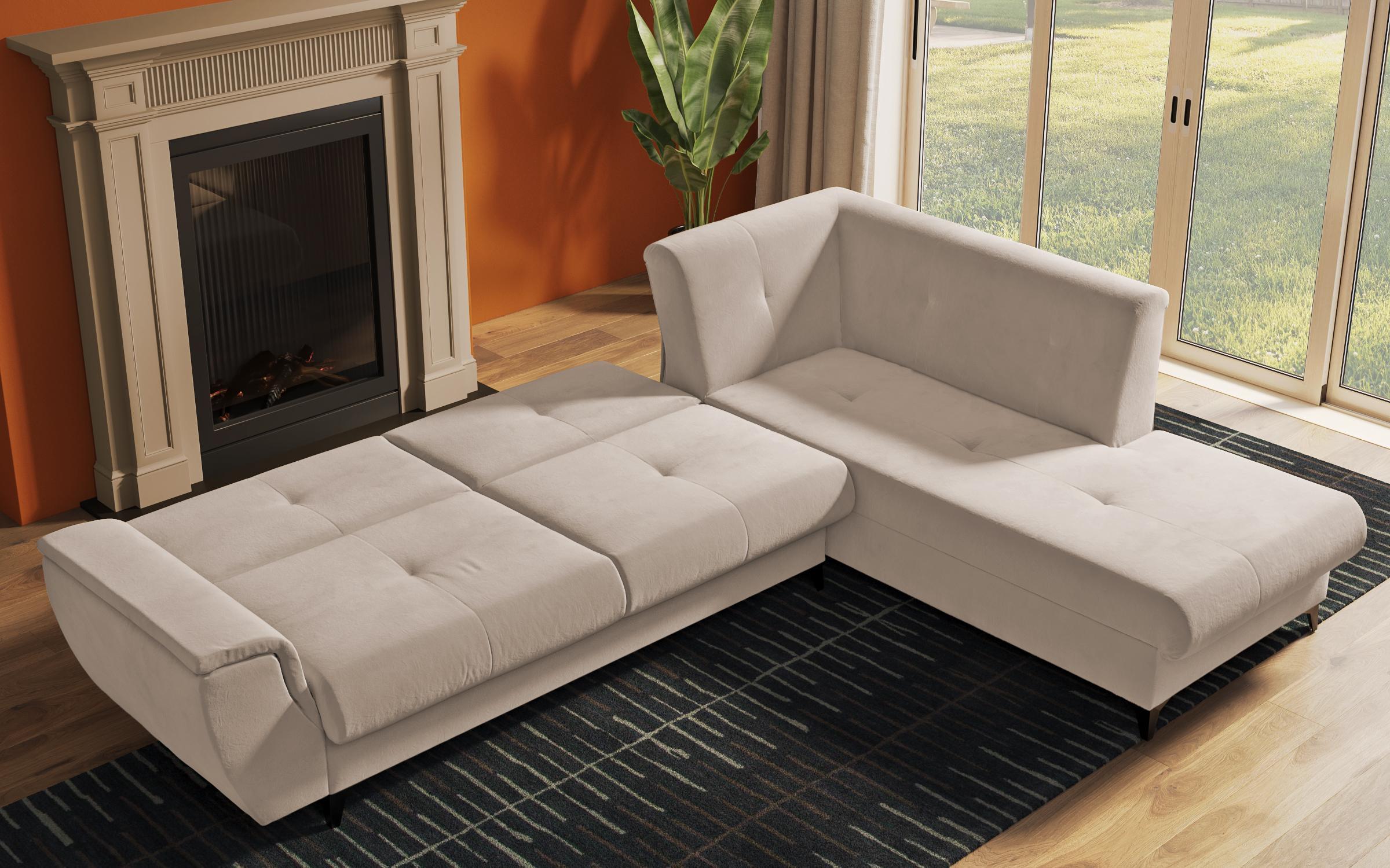 Coltar extensibil Carmel, bej deschis  5