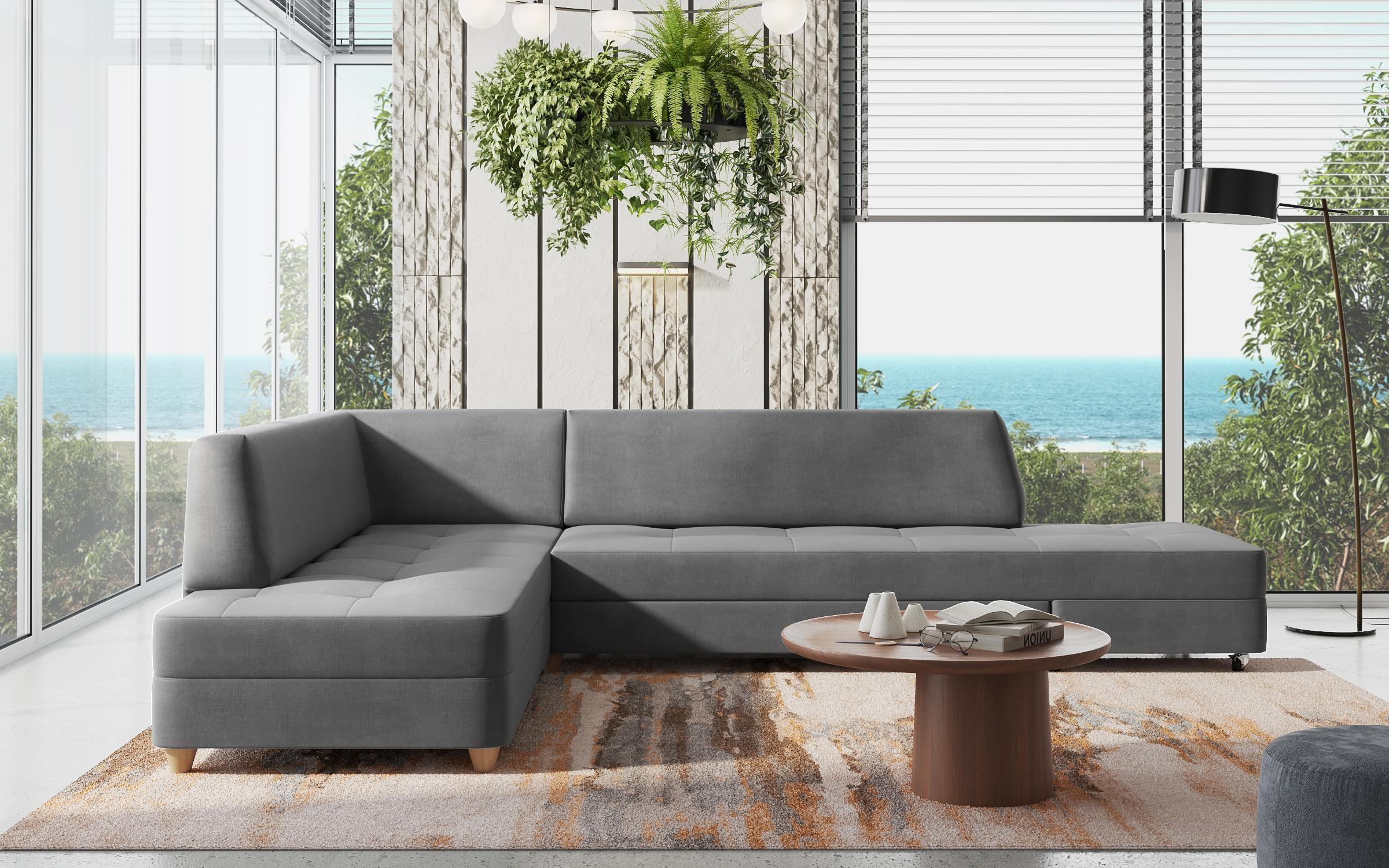 Coltar Bluevel, gri deschis  1