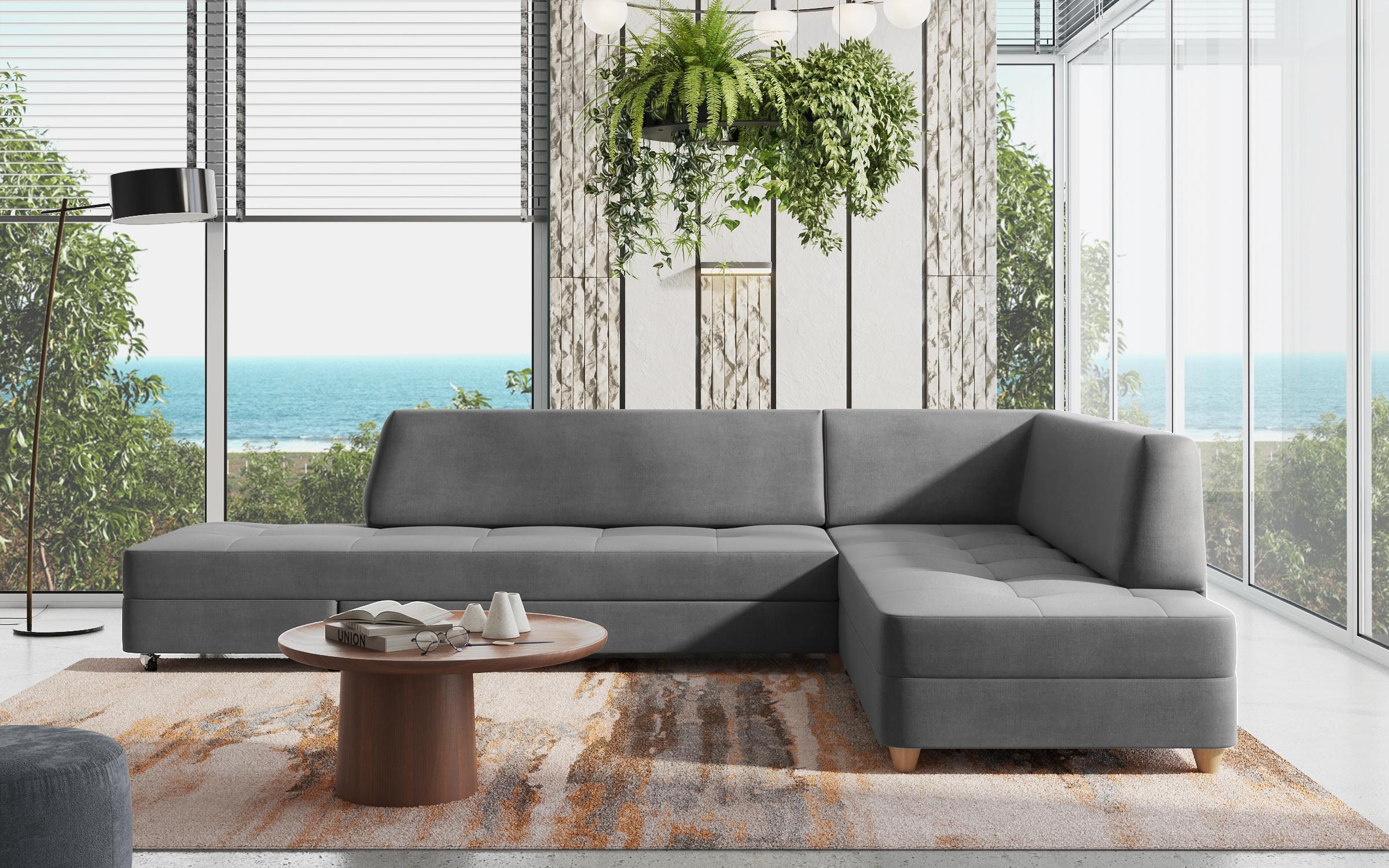 Coltar Bluevel, gri deschis  1