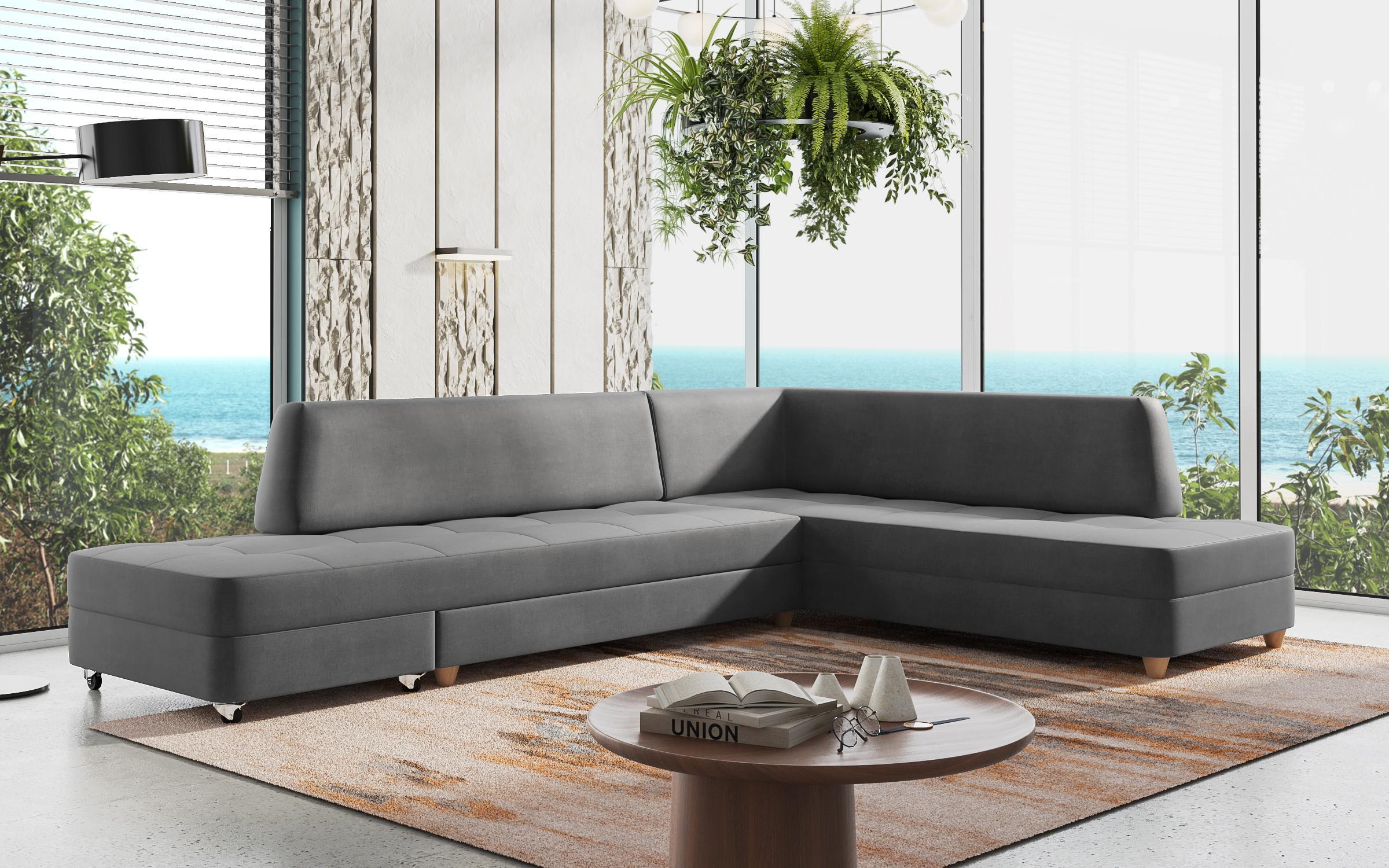 Coltar Bluevel, gri deschis  6