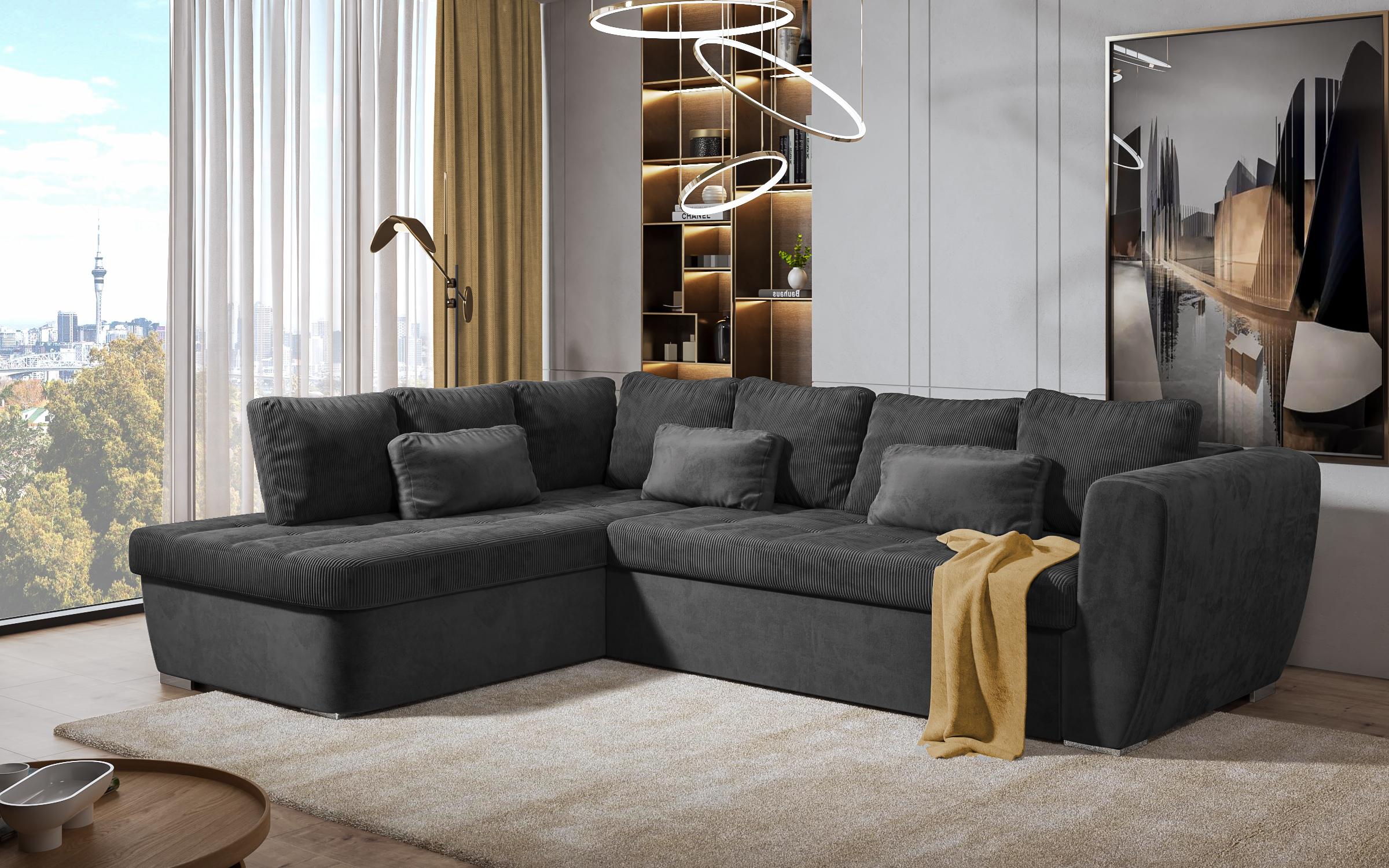 Coltar extensibil Las Vegas Premium, gri inchis  2