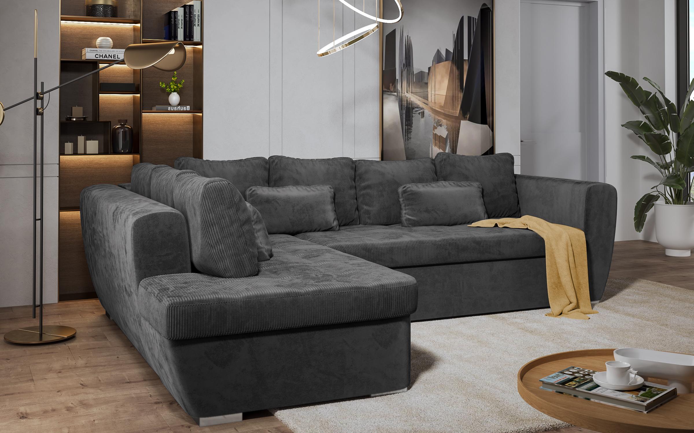 Coltar extensibil Las Vegas Premium, gri inchis  3