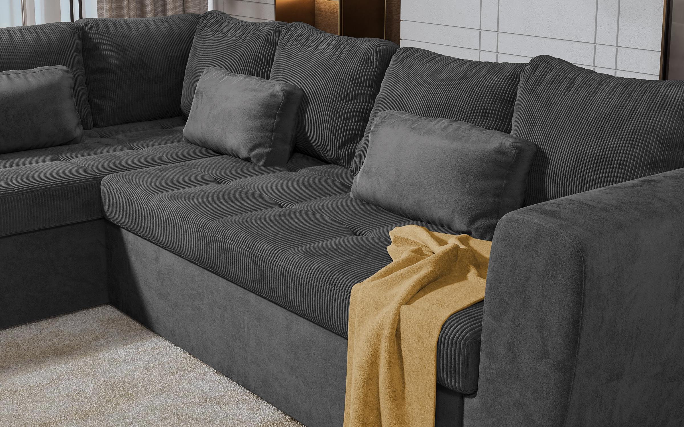 Coltar extensibil Las Vegas Premium, gri inchis  4