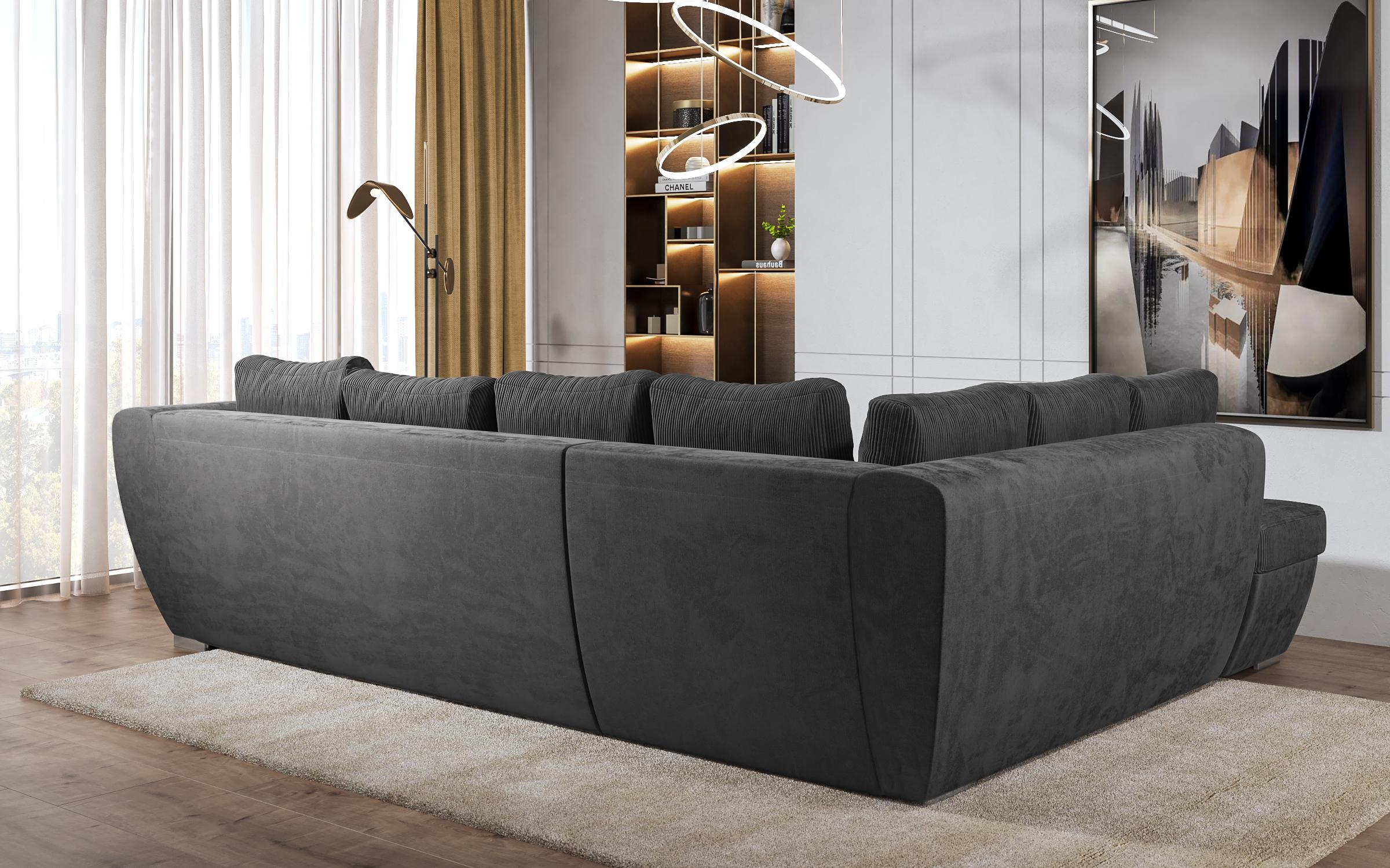 Coltar extensibil Las Vegas Premium, gri inchis  6