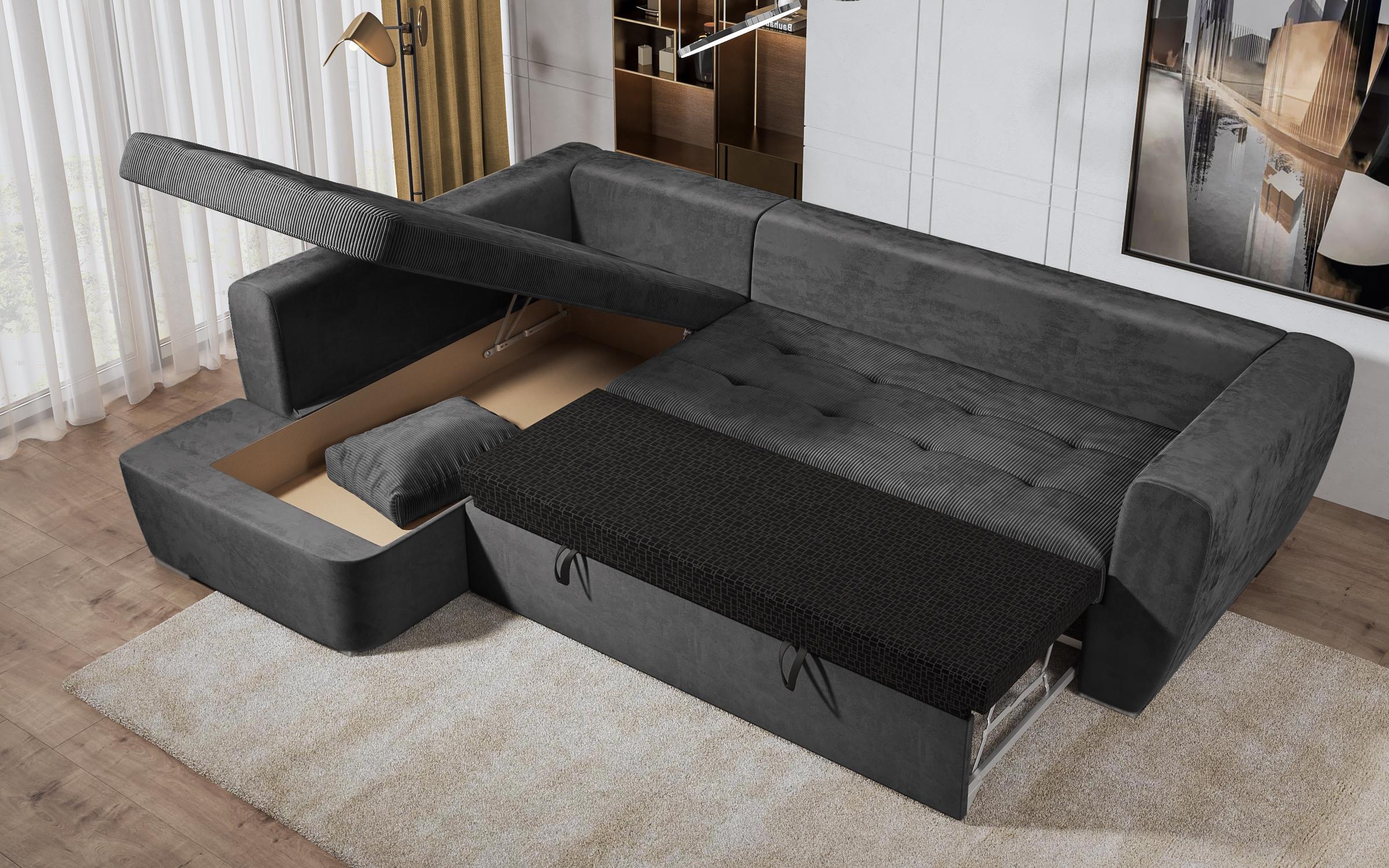 Coltar extensibil Las Vegas Premium, gri inchis  7