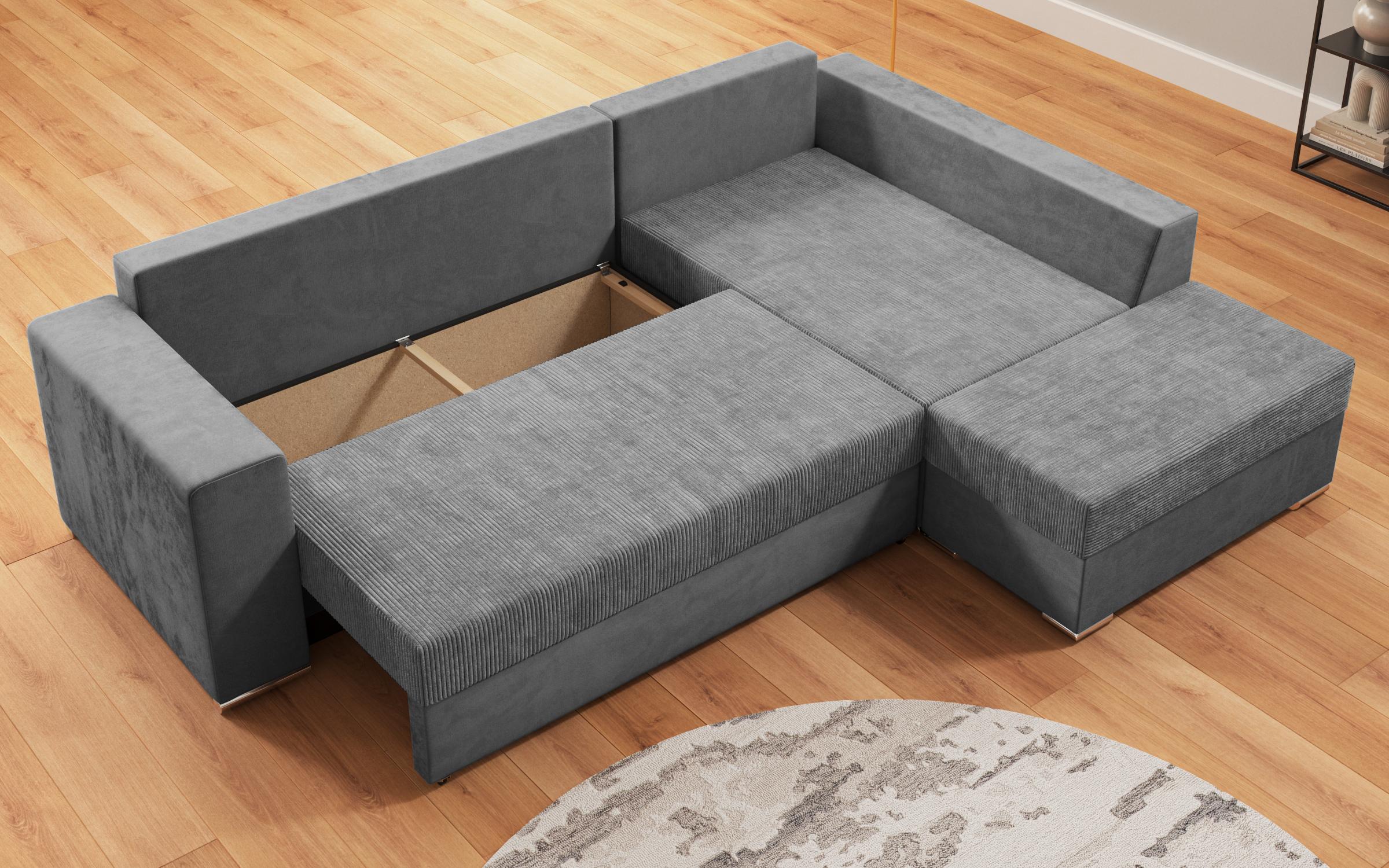 Coltar extensibil + taburet Londo, gri  8