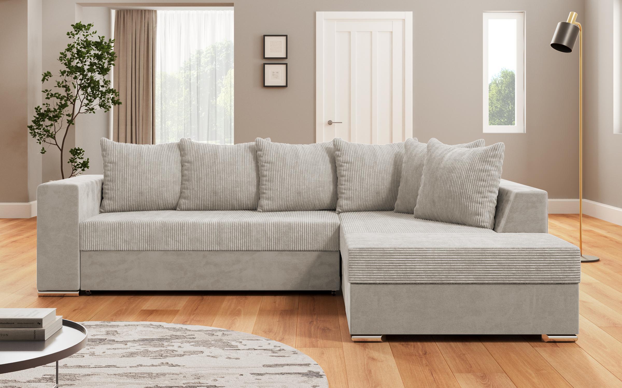 Coltar extensibil + taburet Londo, bej deschis  3