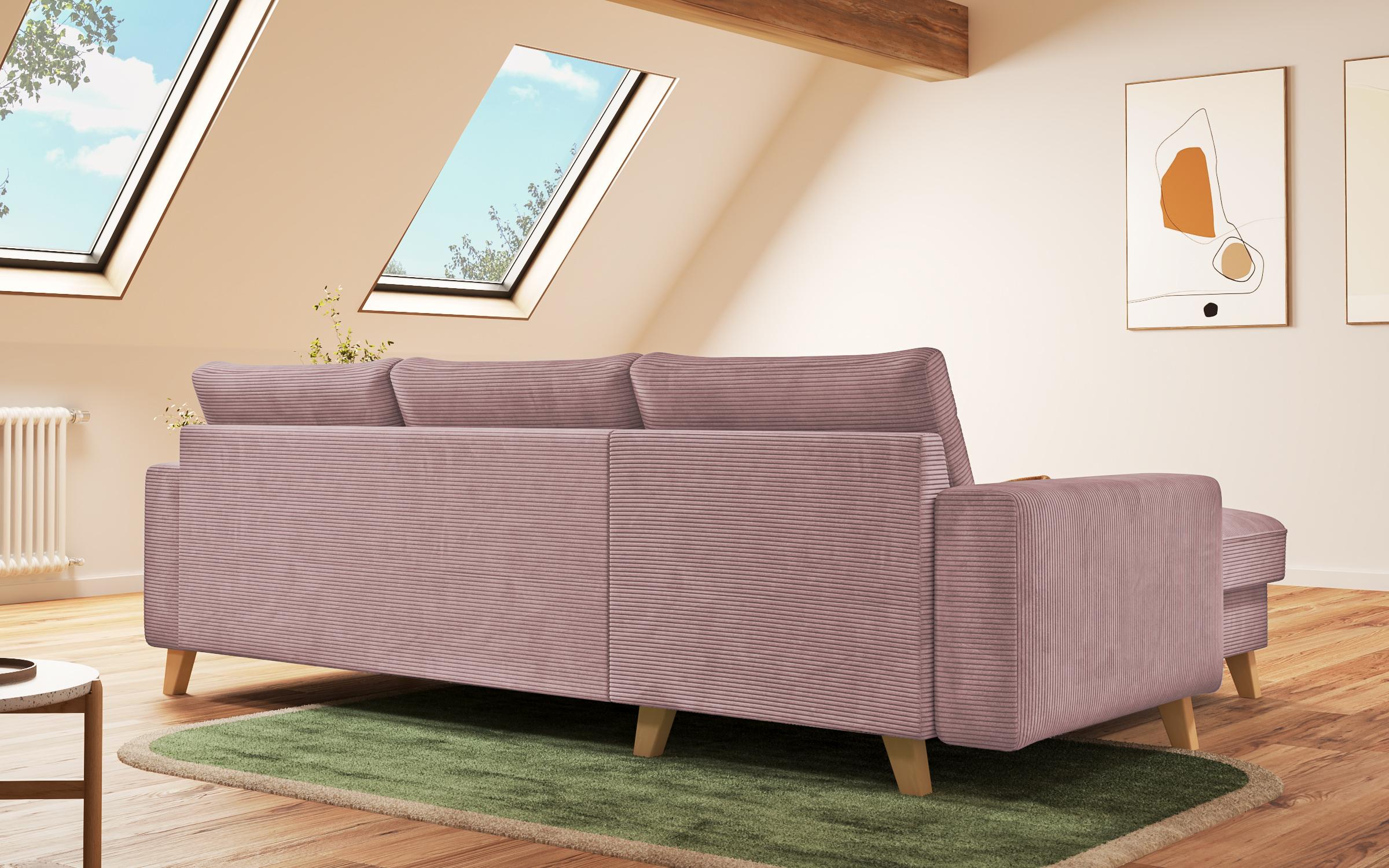 Coltar extensibil Marden, roz  5