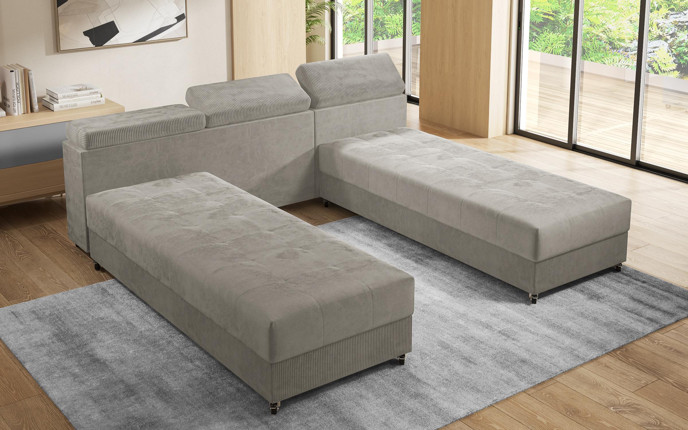 Coltar de living Mareti, bej  4