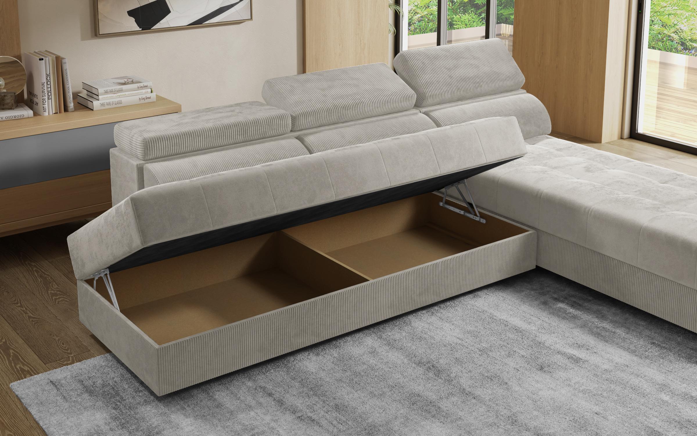 Coltar de living Mareti, bej  5