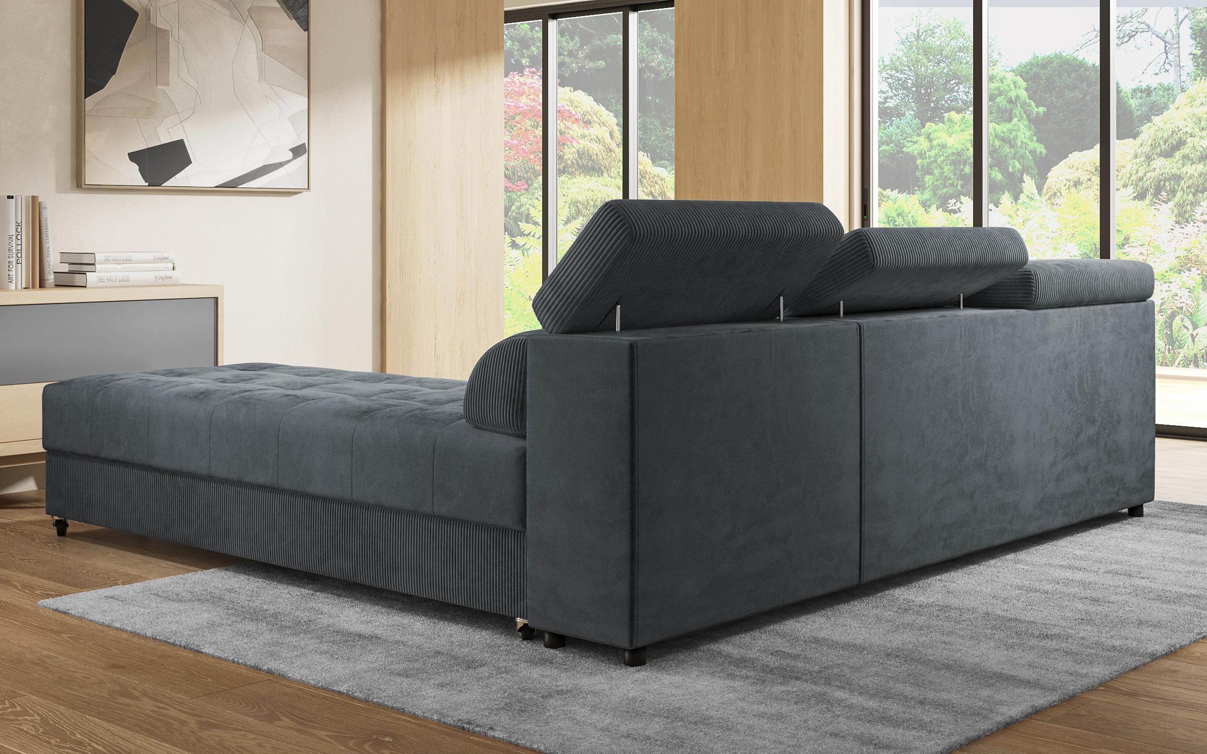 Coltar de living Mareti, gri  8