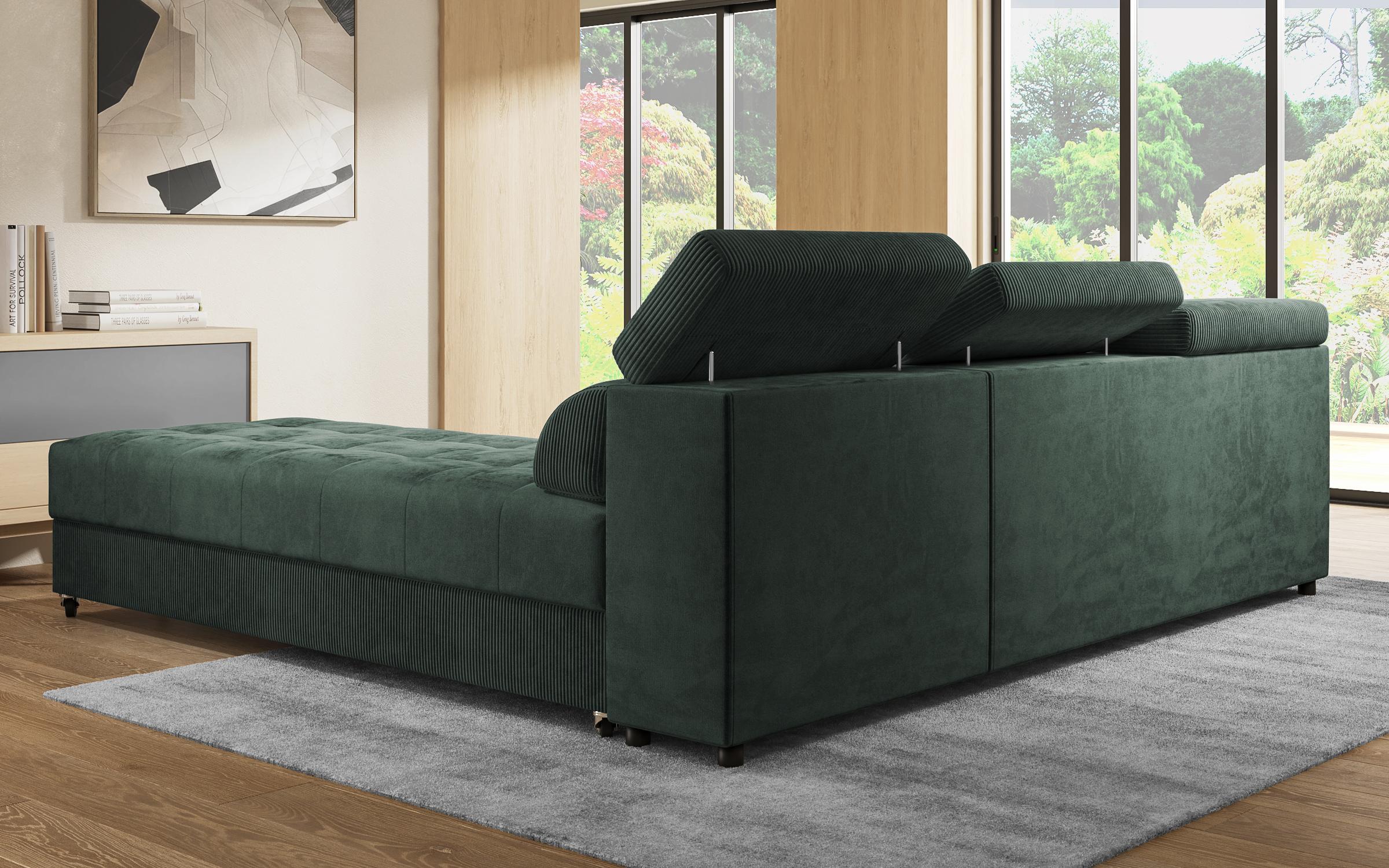 Coltar de living Mareti, verde  8