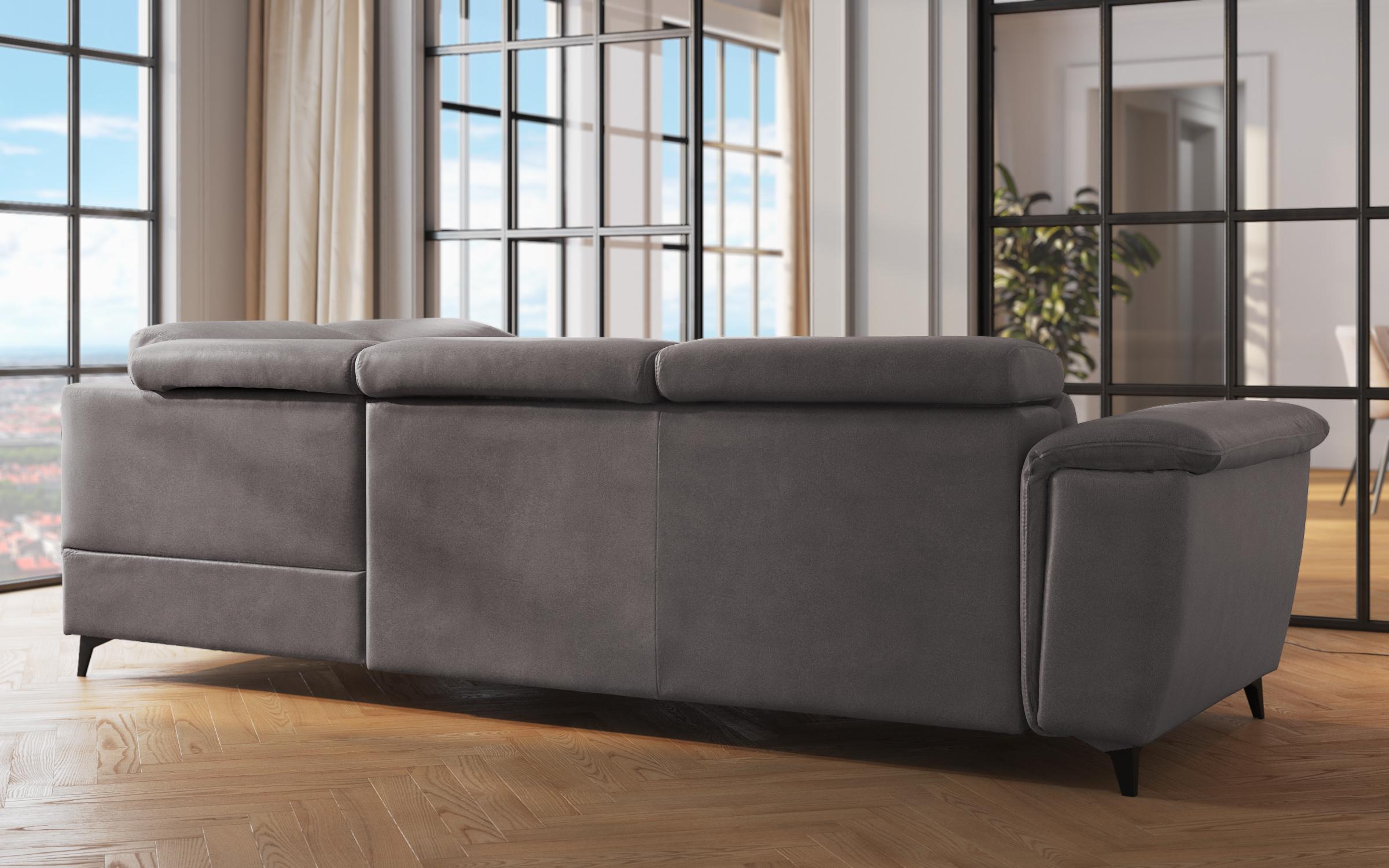 Раскладной угловой диван Норс, серый  7