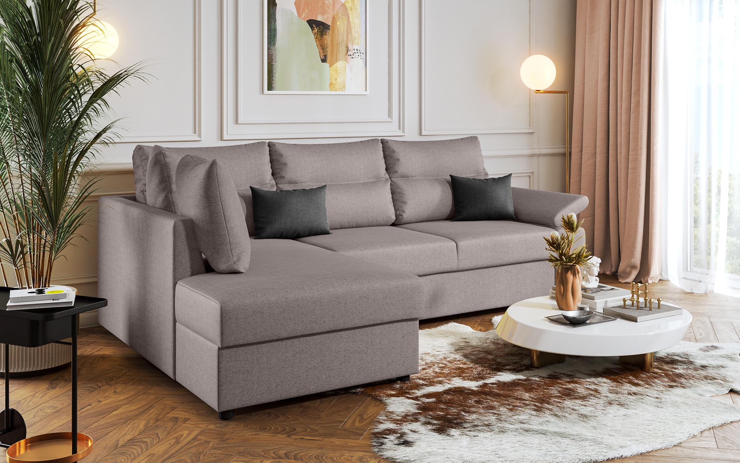 Coltar extensibil Orlean, gri deschis + gri inchis  3