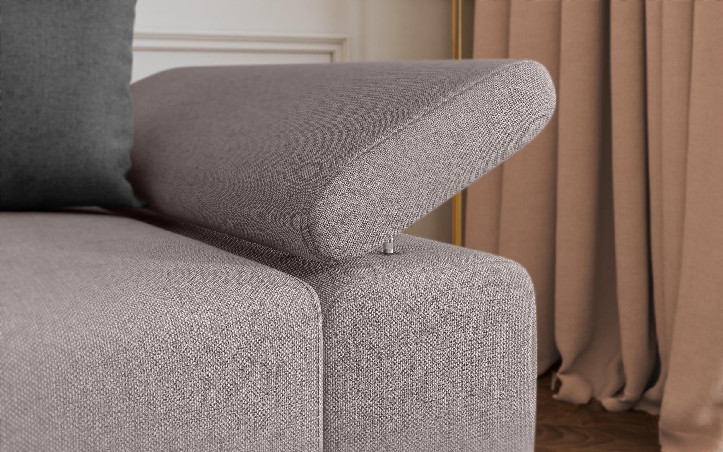 Coltar extensibil Orlean, gri deschis + gri inchis  7