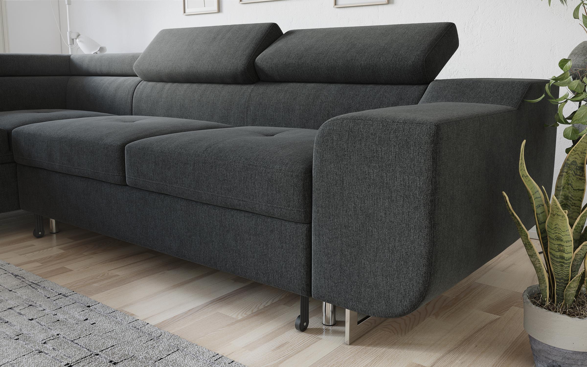 Coltar extensibil Ravena, gri inchis  8