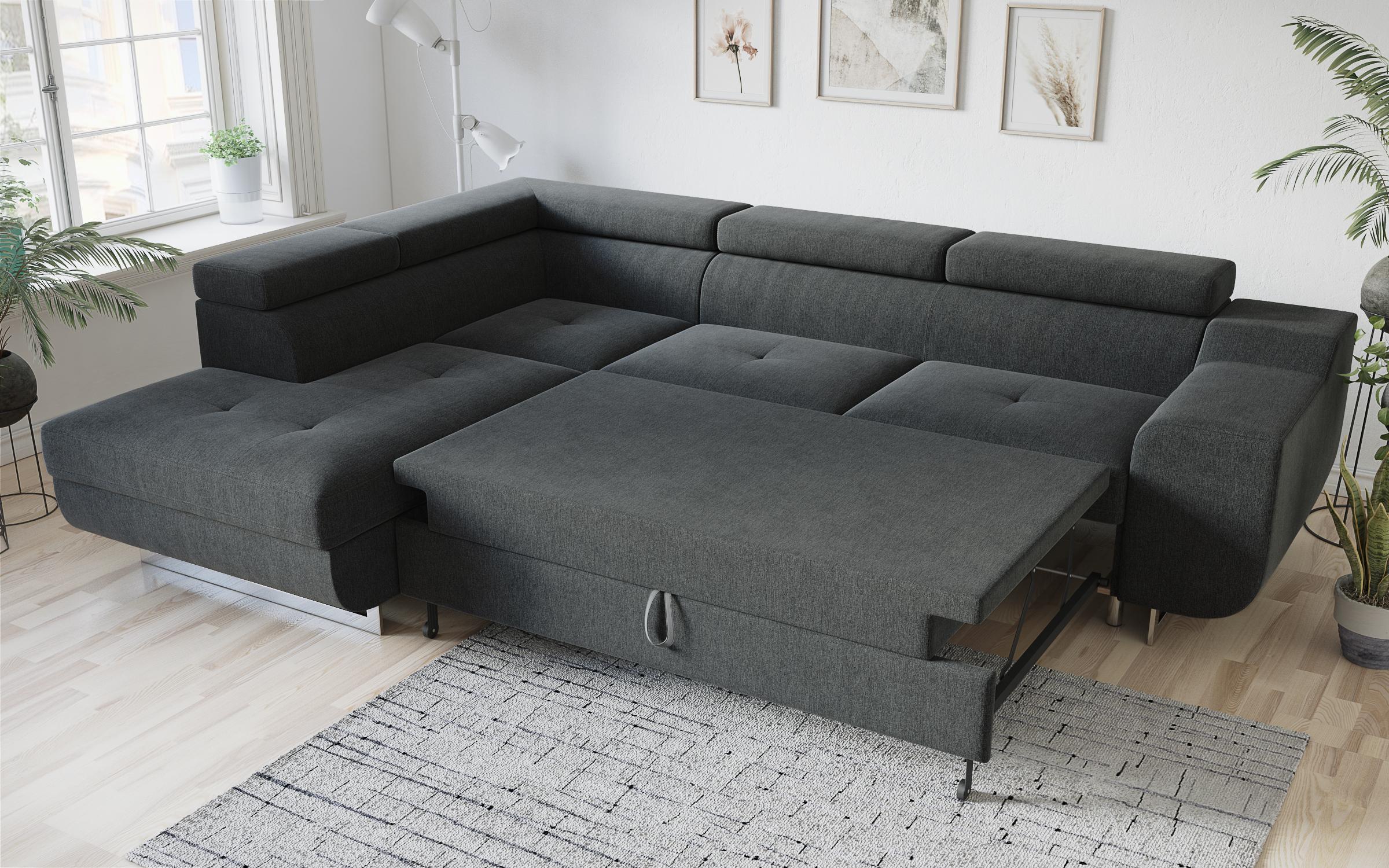 Coltar extensibil Ravena, gri inchis  5