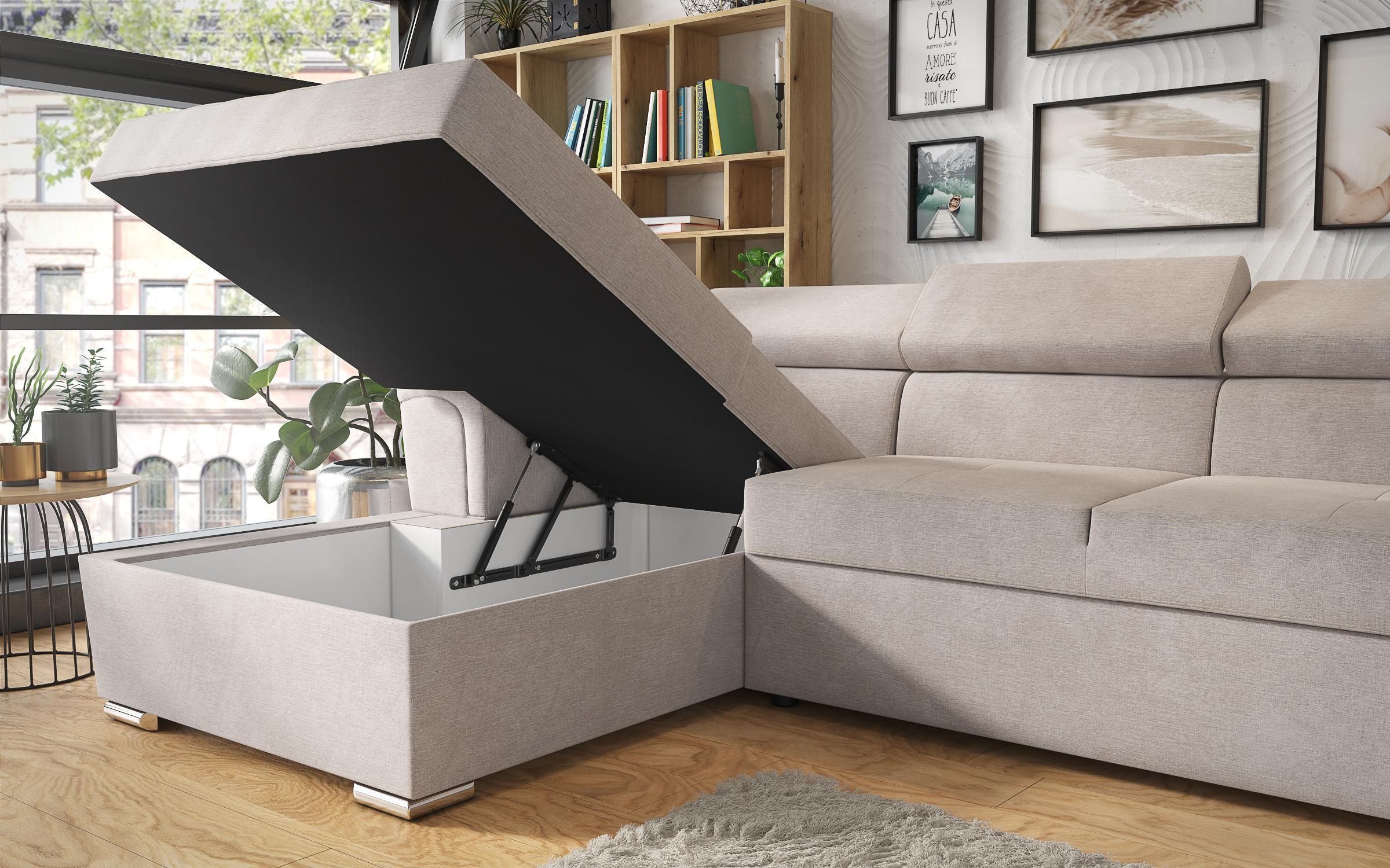 Coltar pentru living Medison Relax, bej  4