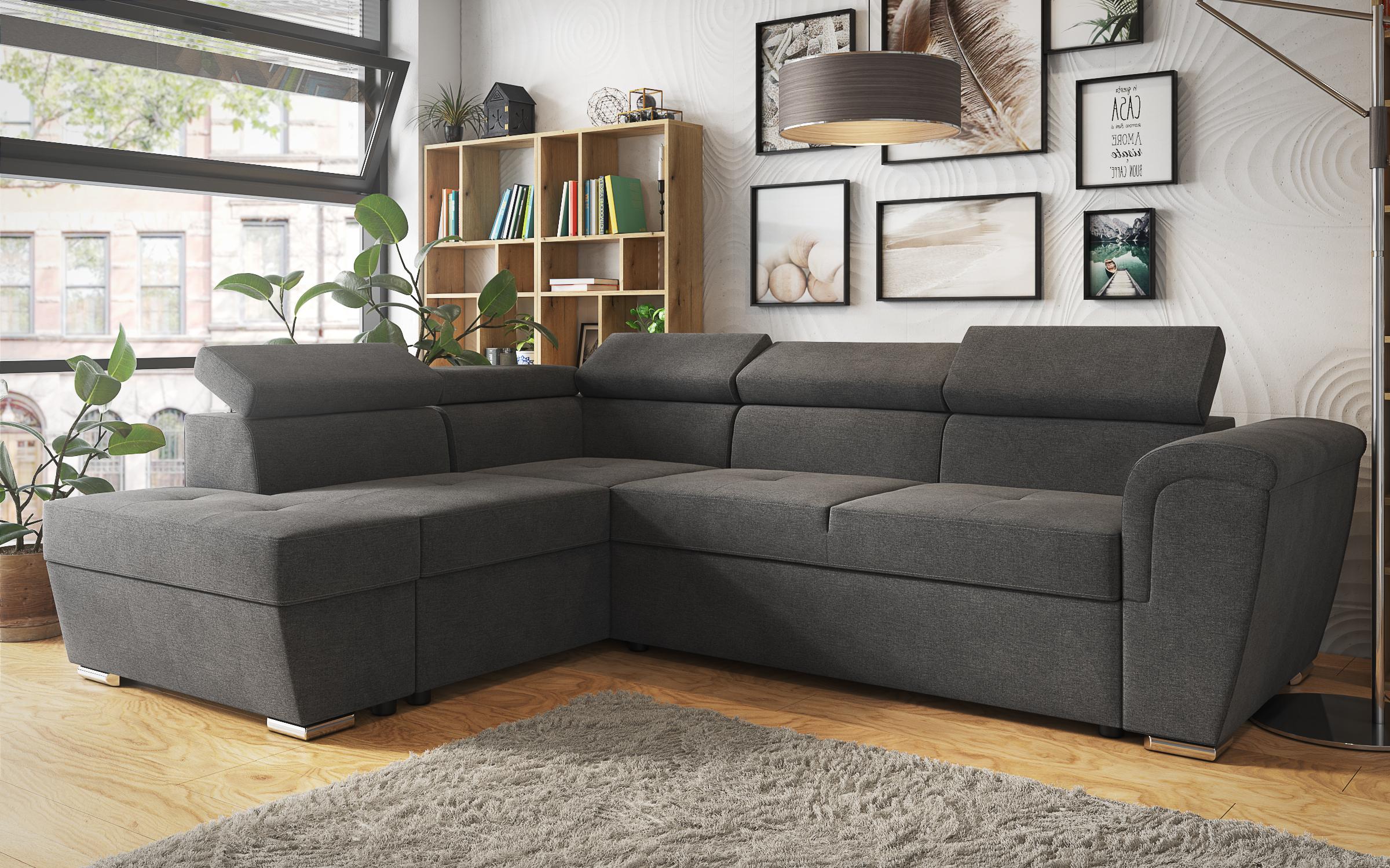Coltar pentru living Medison, gri inchis  4